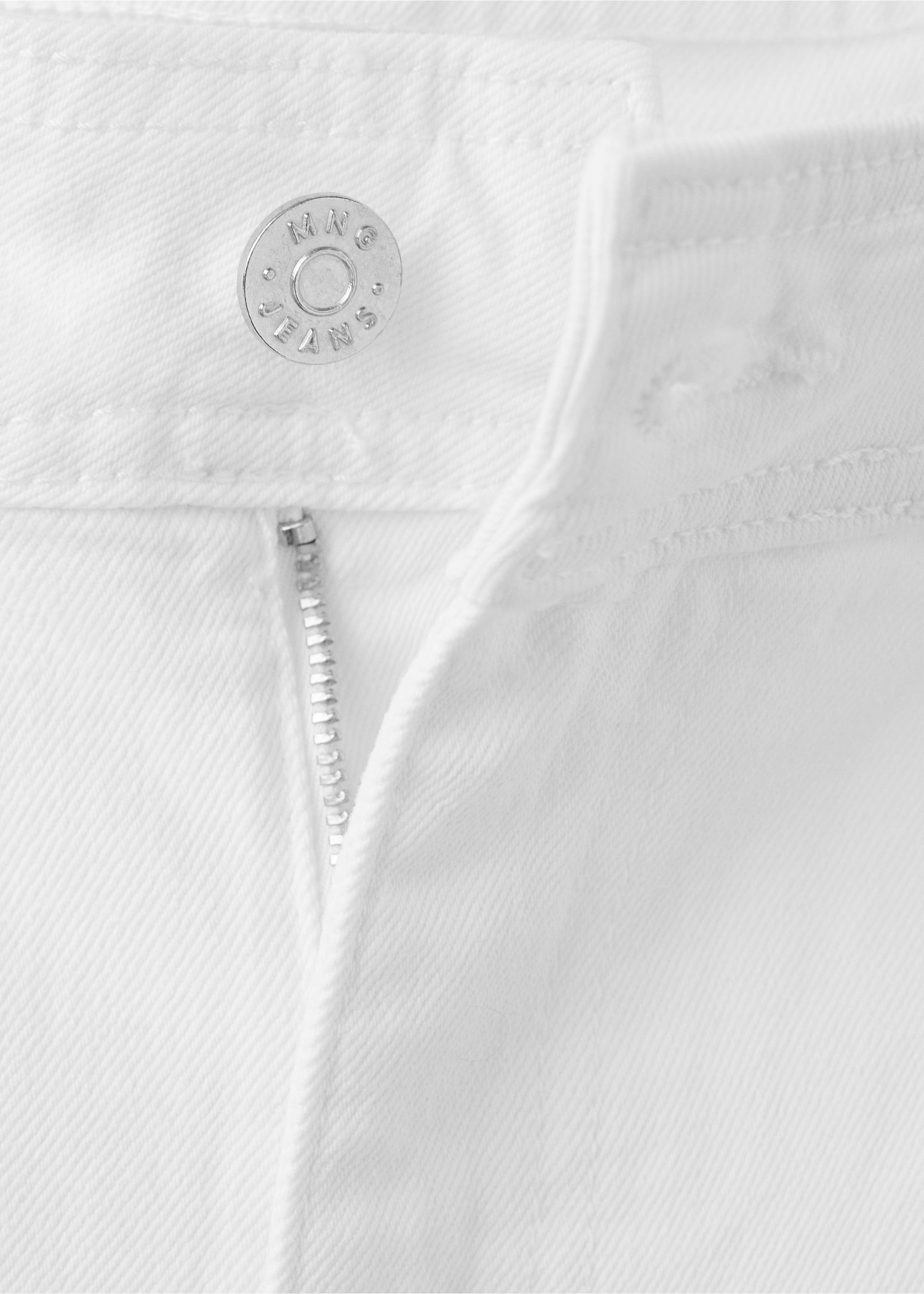 Catherin culotte high-rise jeans - Details of the article 8, White. Ref: 27066337-00.