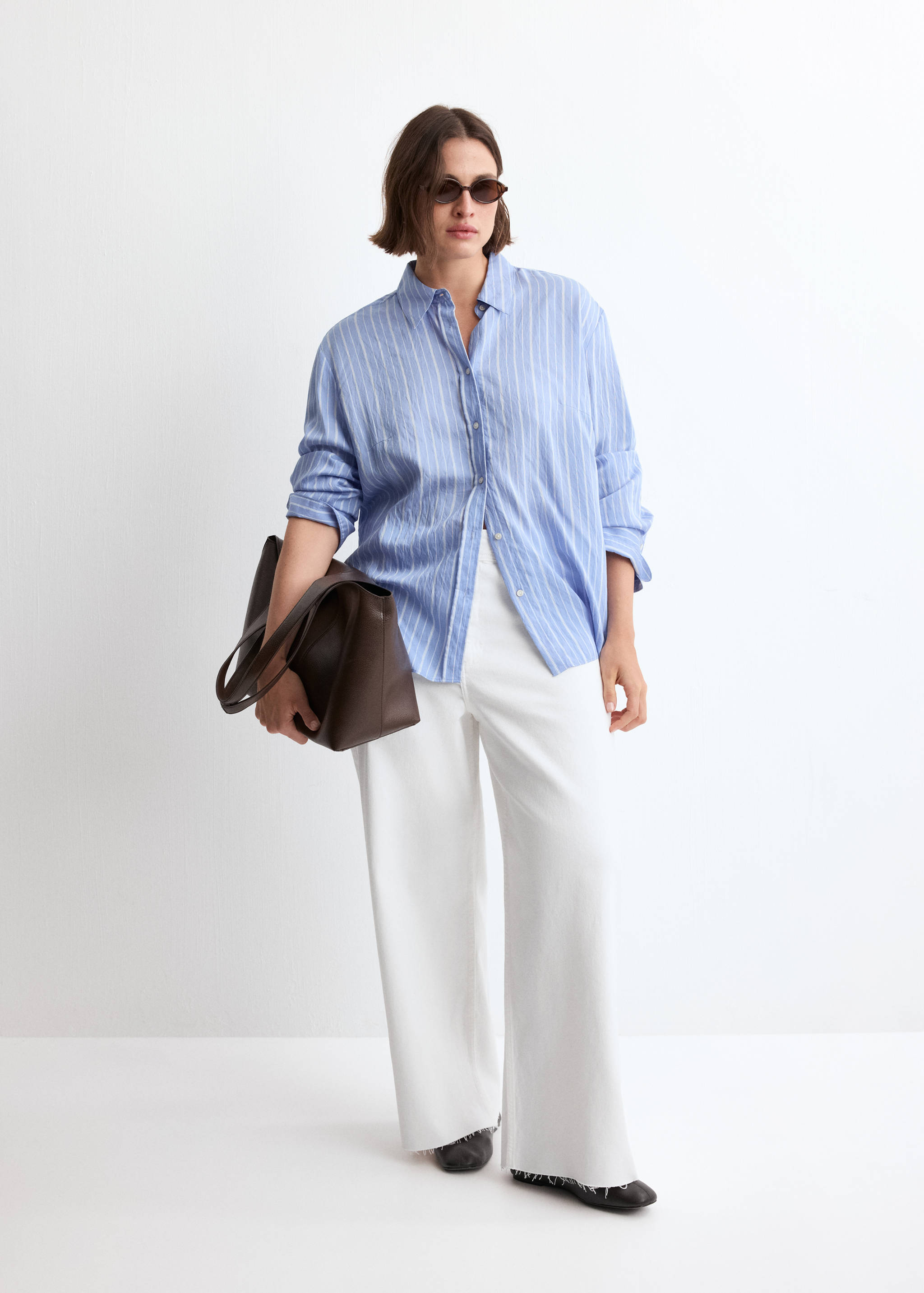 Jean style jupe-culotte Catherin taille haute - Détail de l'article 3