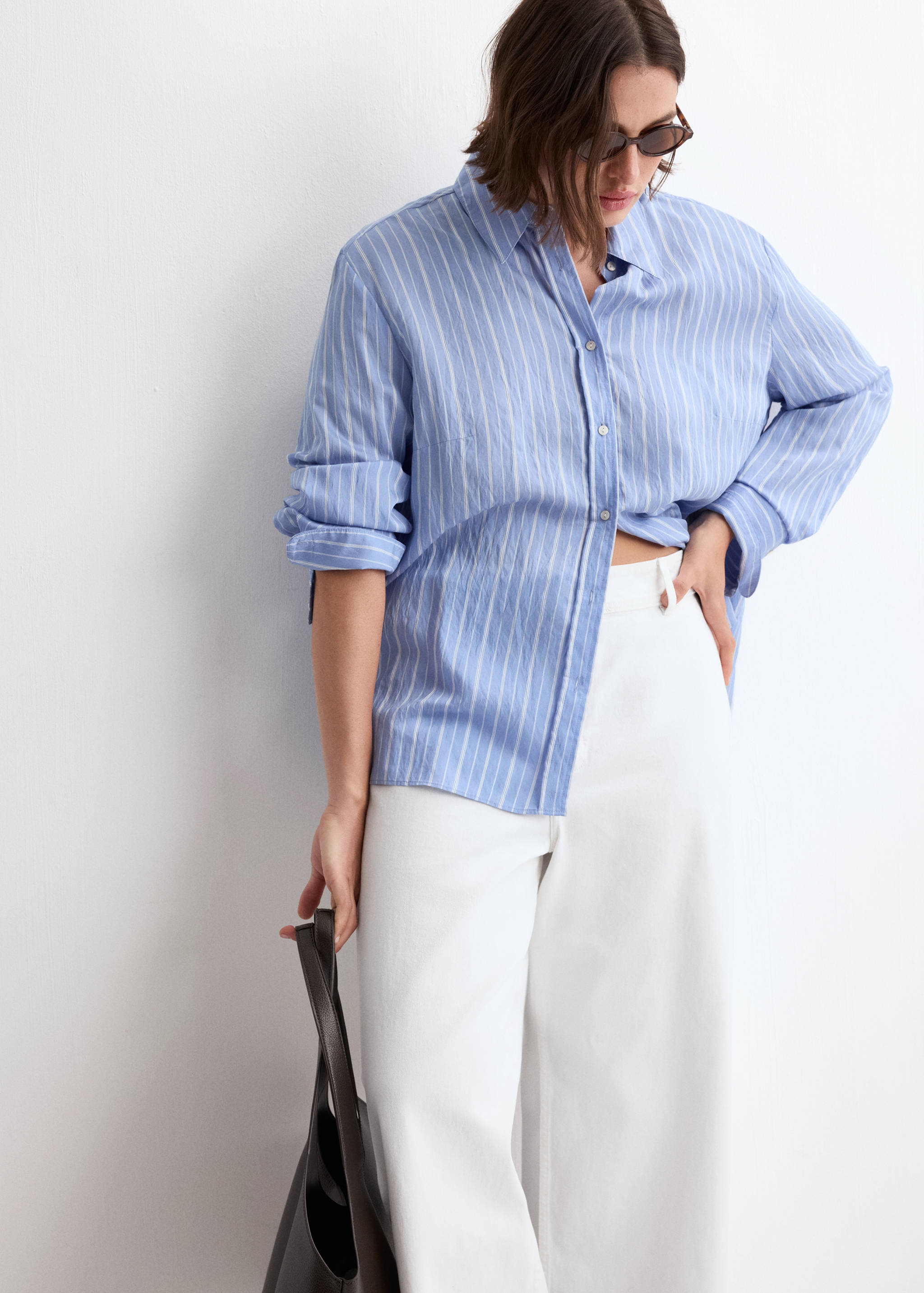 Jean style jupe-culotte Catherin taille haute - Détail de l'article 5