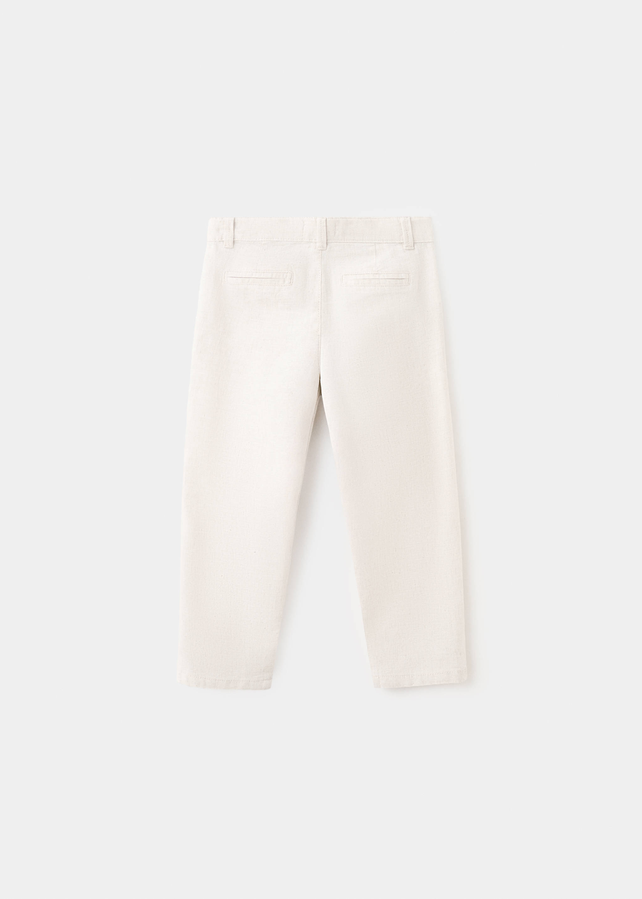 Gerade Leinenhose - Rückseite des Artikels