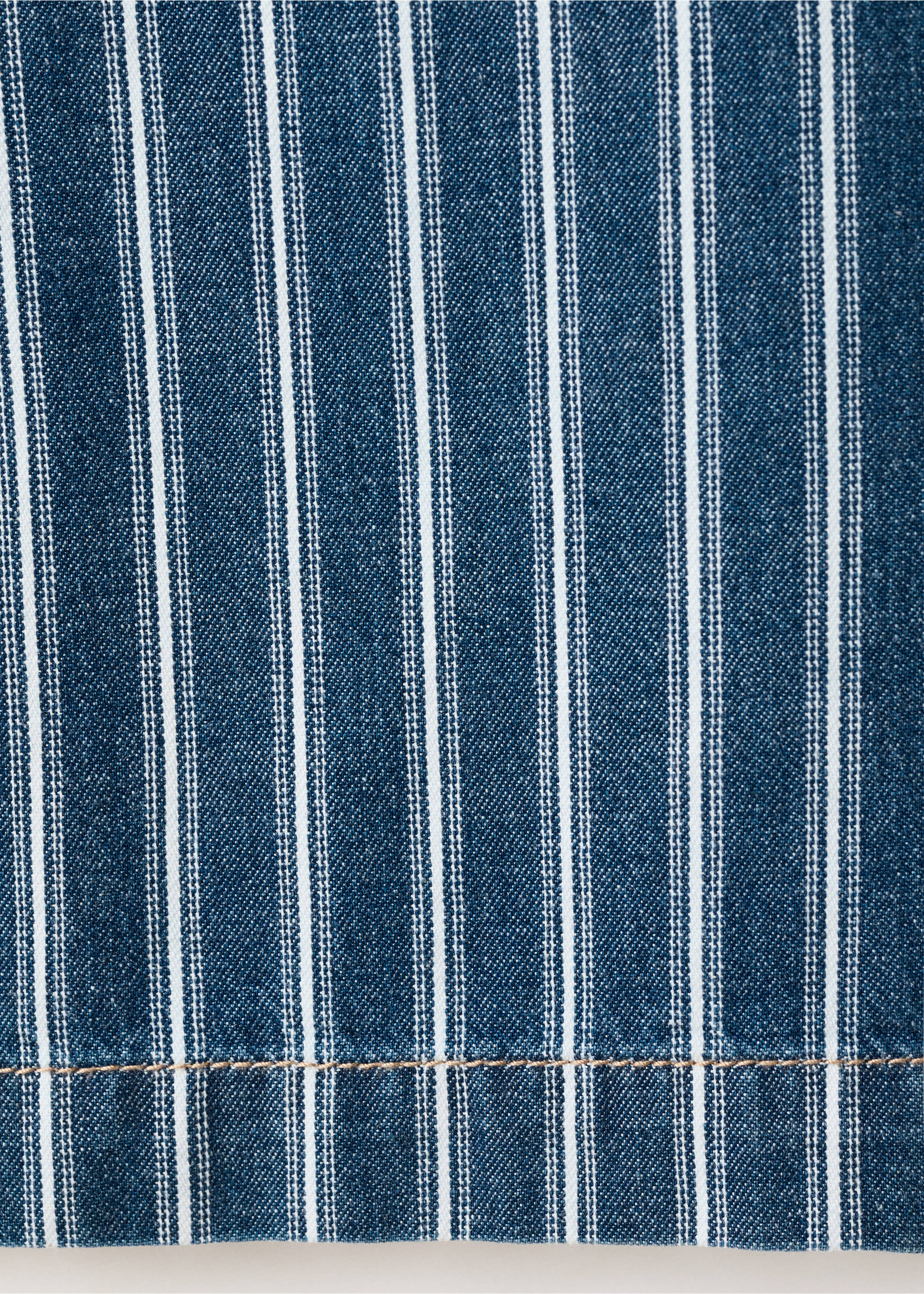 Striped jeans - Details of the article 0, Blue. Ref: 27066342-00.