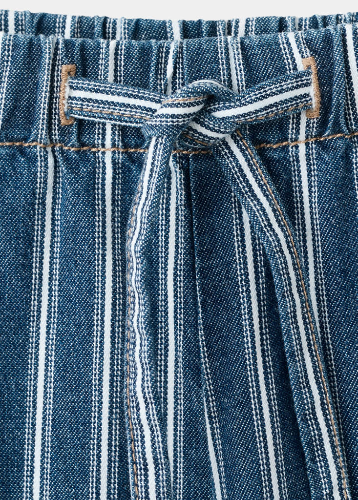 Striped jeans — Blue