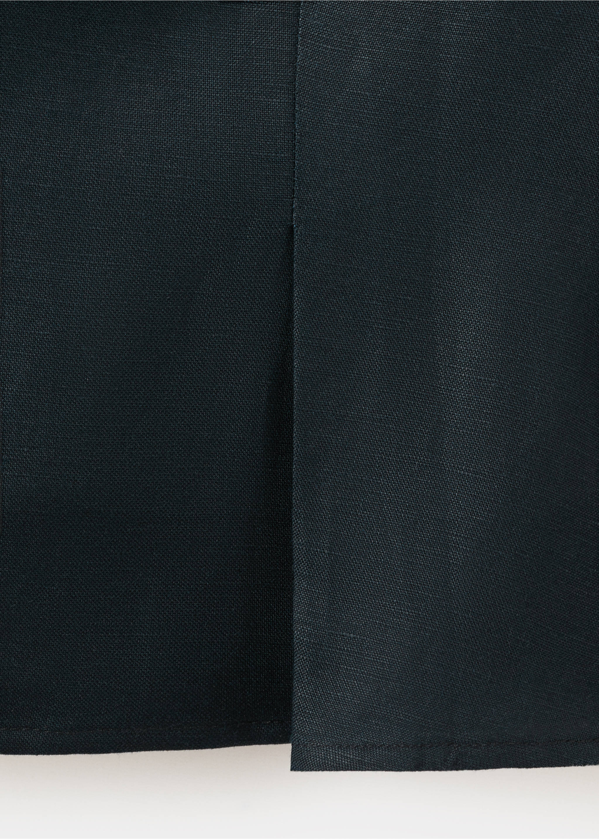 Top peplum lino - Detalle del artículo 0, Azul marino. Ref: 27066346-00.