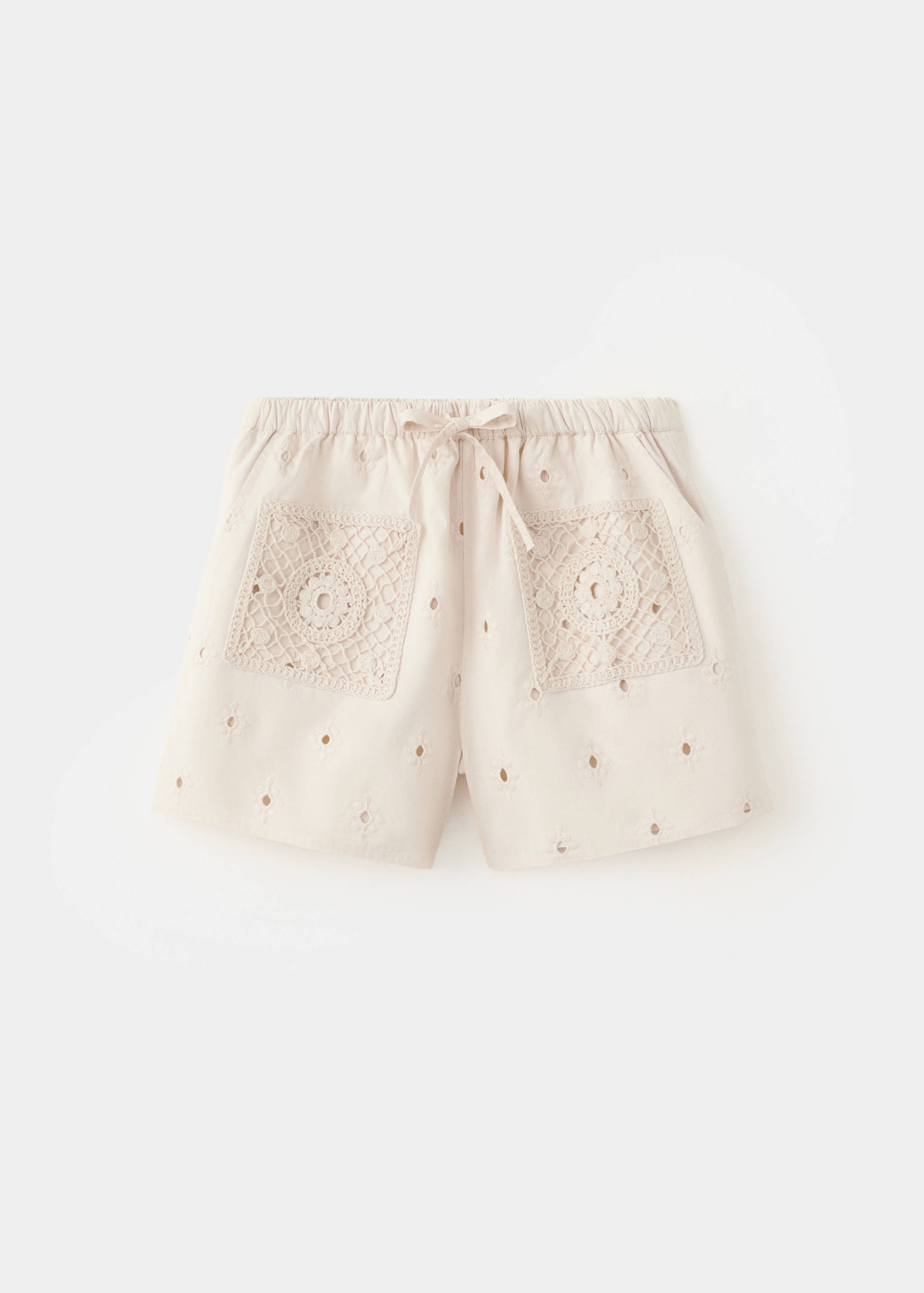 Shorts rectos bordados - Artículo sin modelo