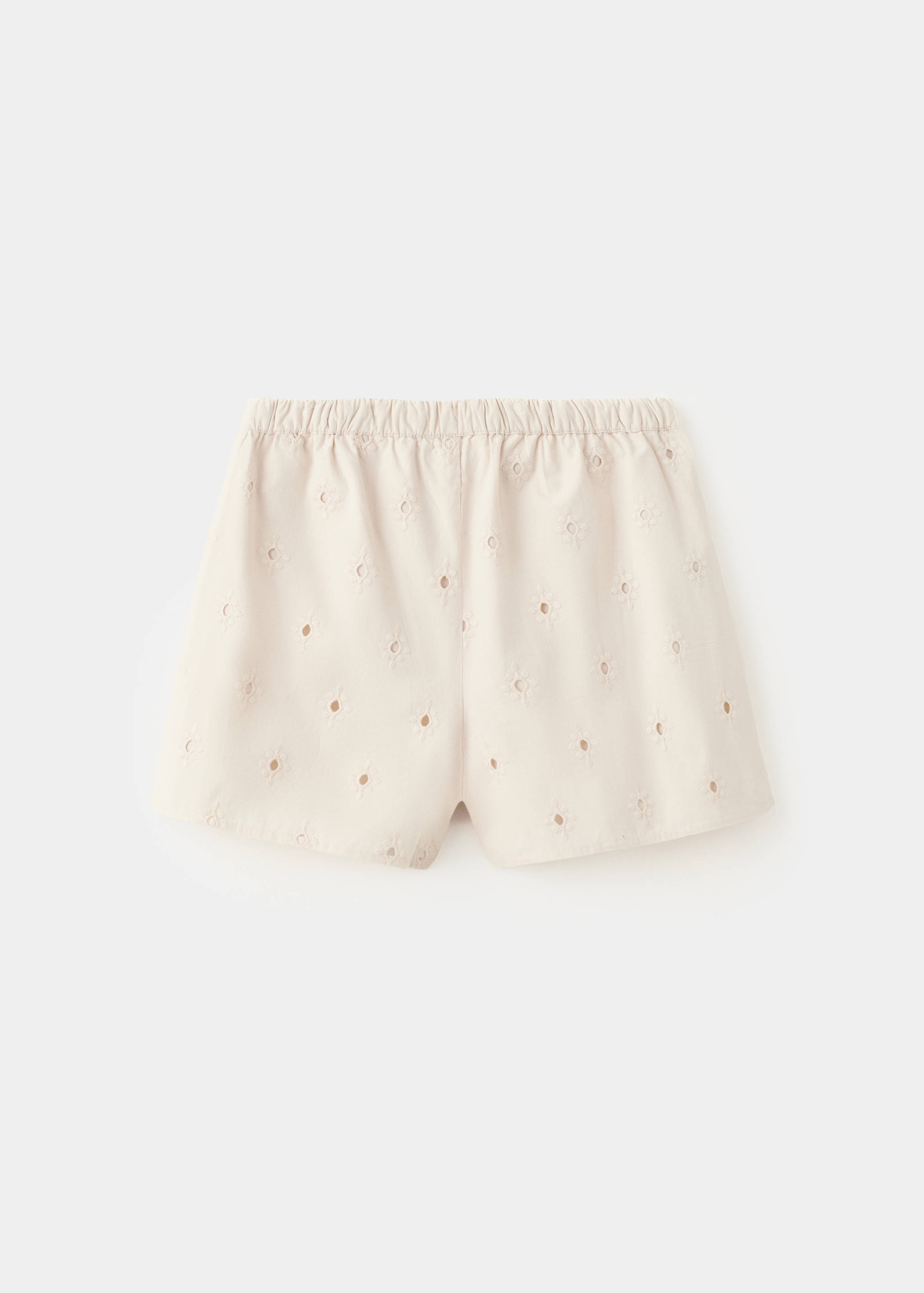 Shorts rectos bordados - Reverso del artículo