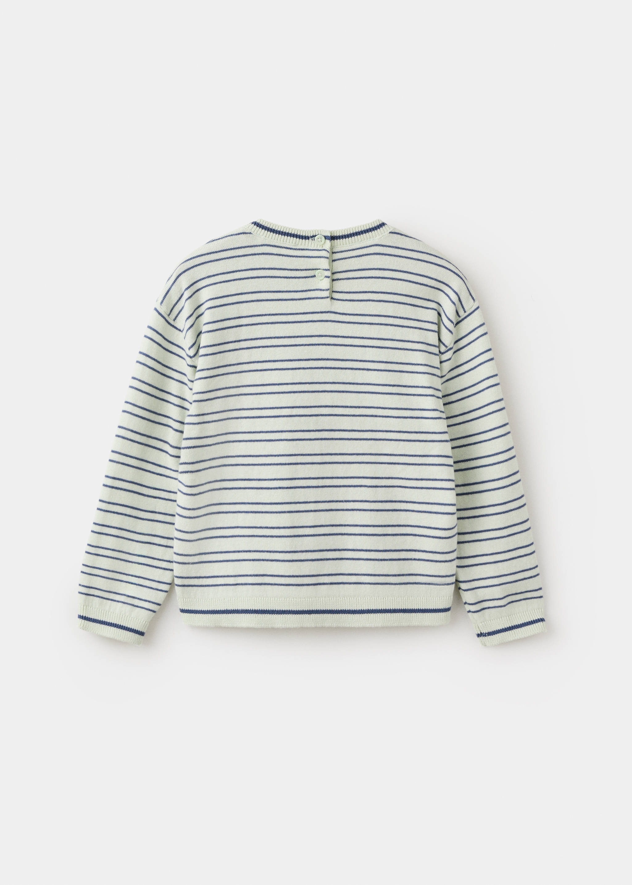 Jersey punto fino rayas - Reverso del artículo