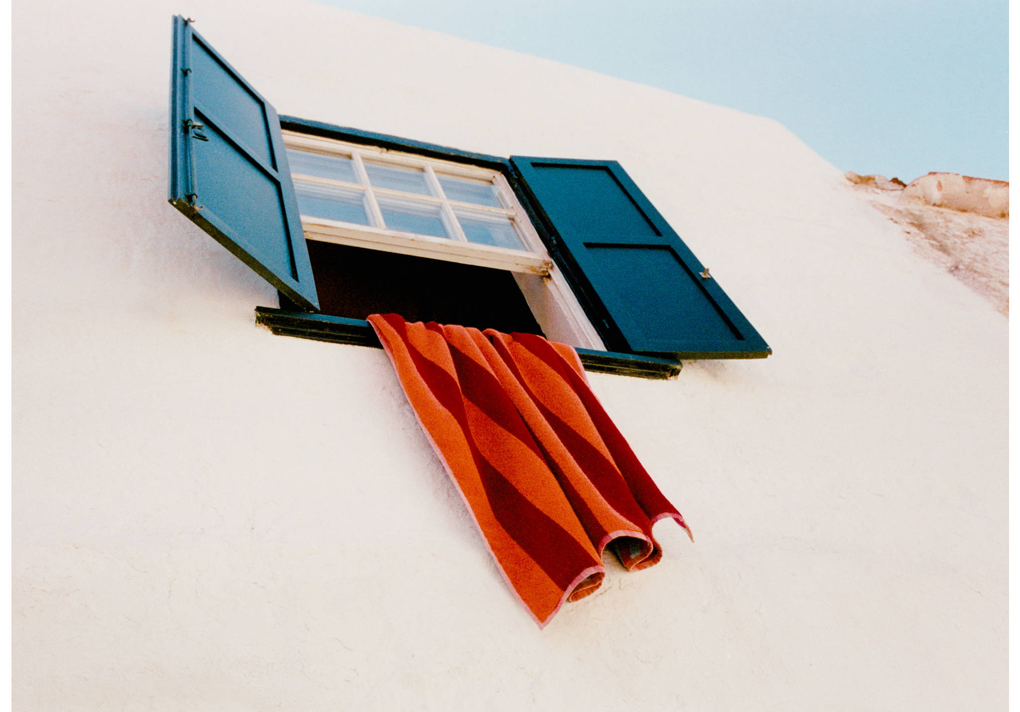 Reversible striped beach towel - Panoramic plane