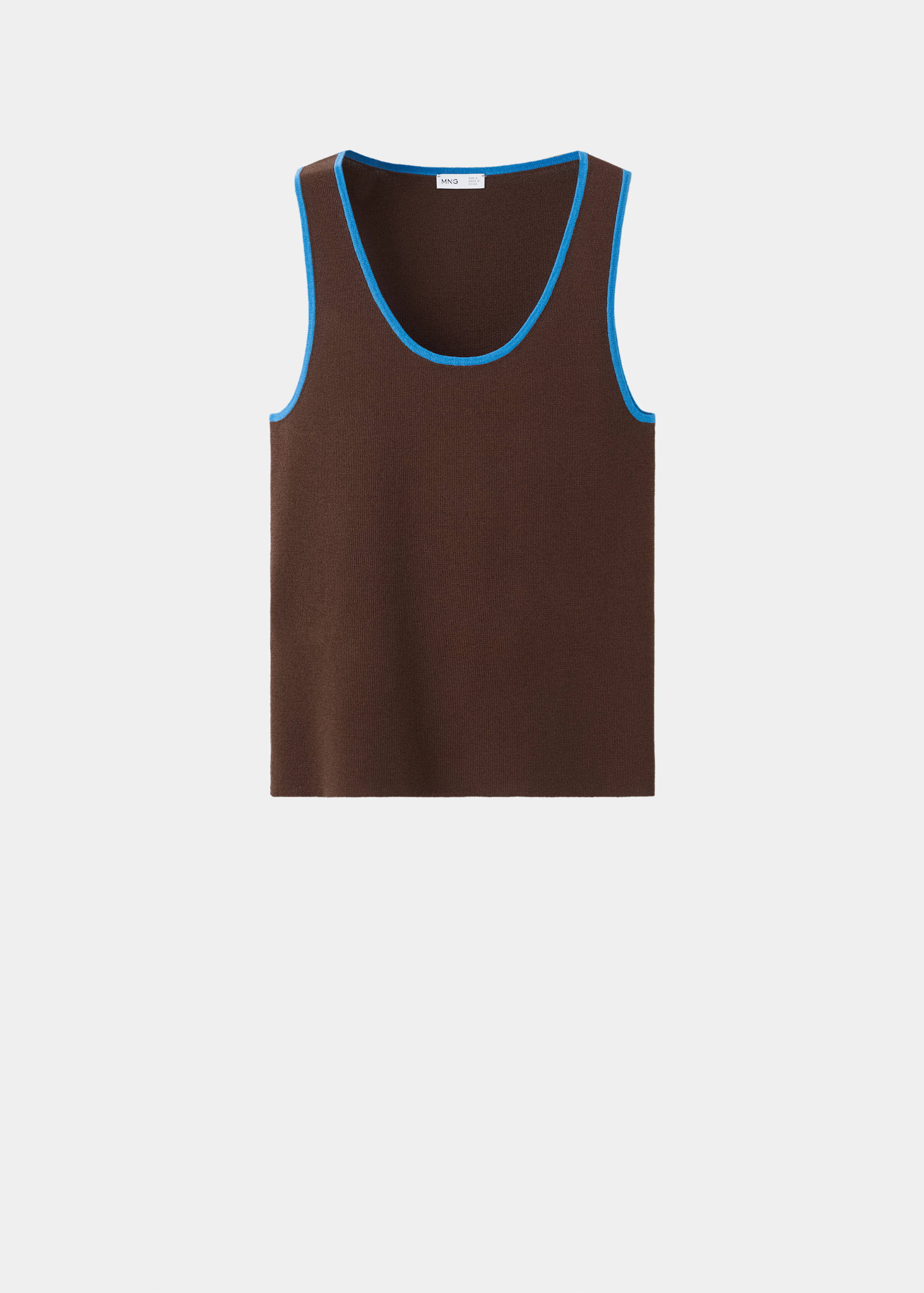 Top cuello contraste - Artículo sin modelo