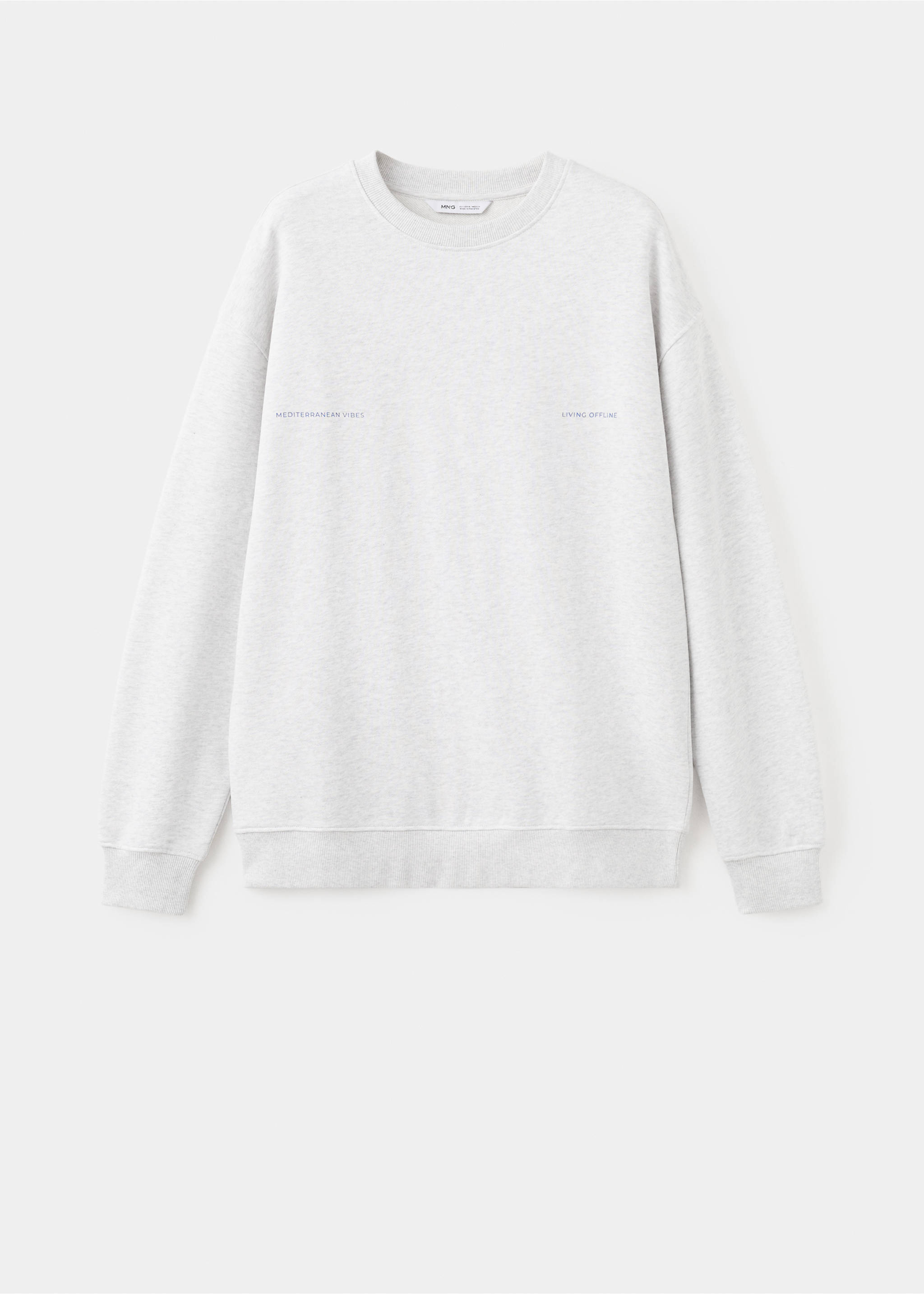 Printed cotton sweatshirt - Article without model