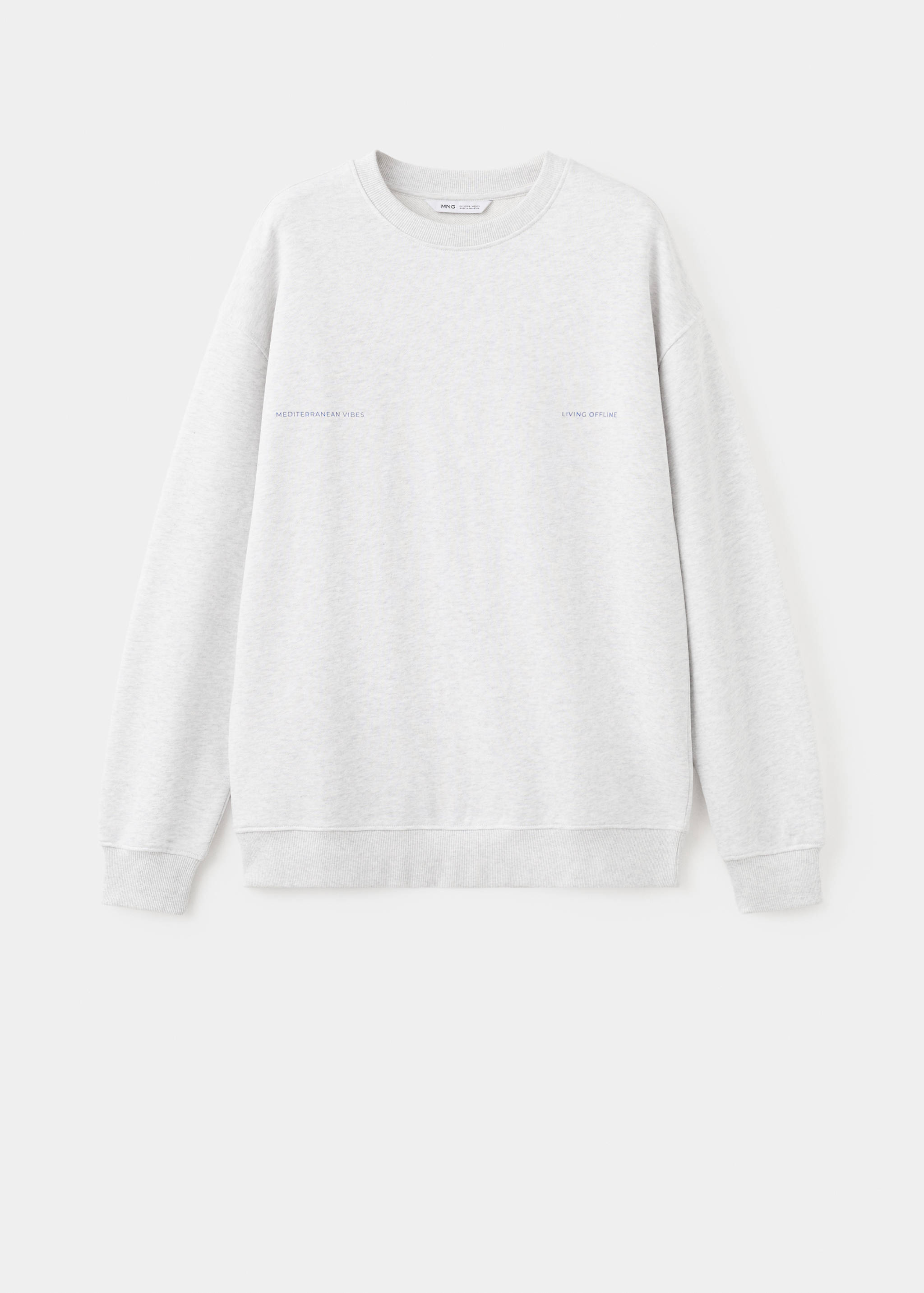 Printed cotton sweatshirt - Article without model