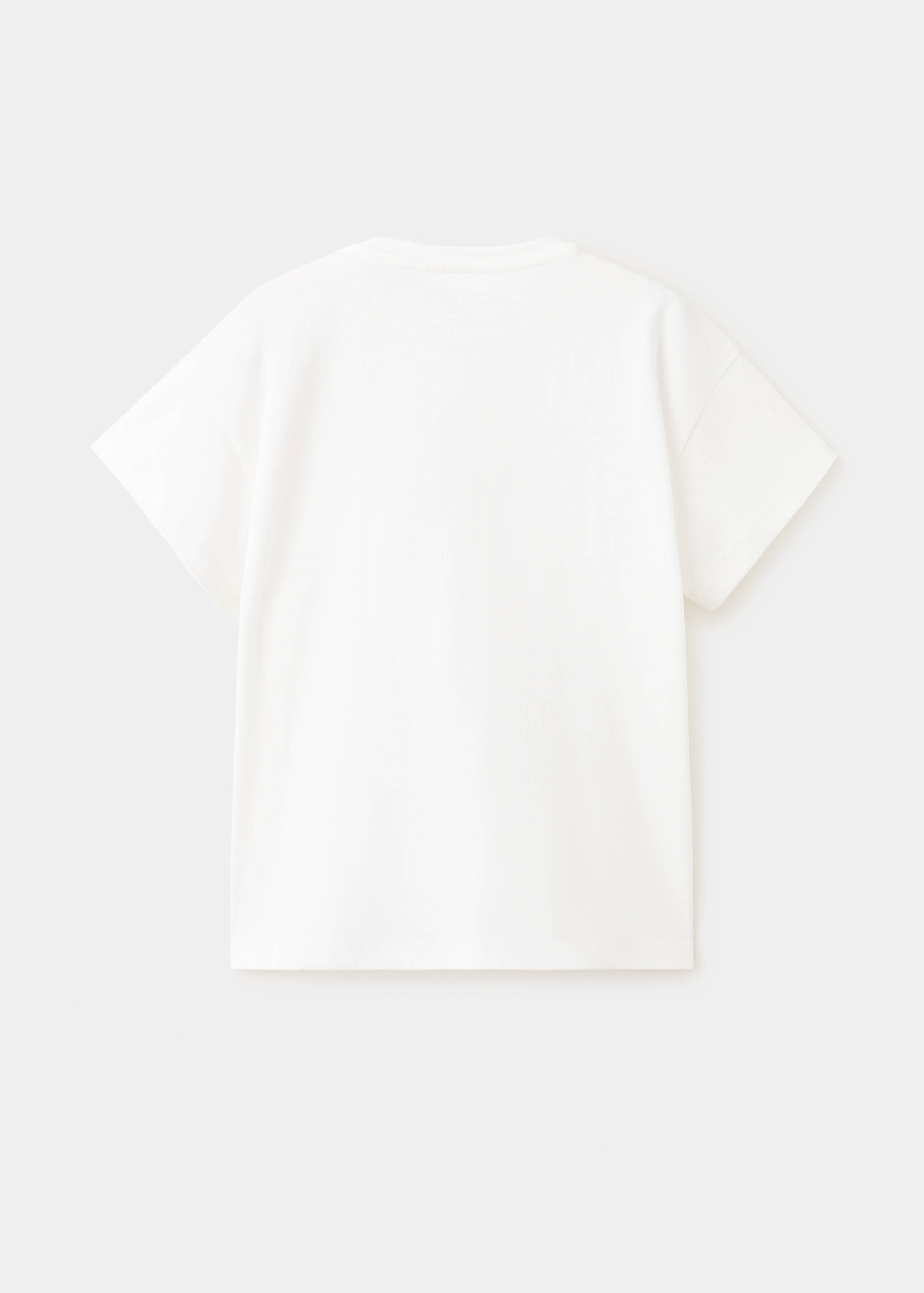 Embroidered cotton T-shirt - Reverse of the article