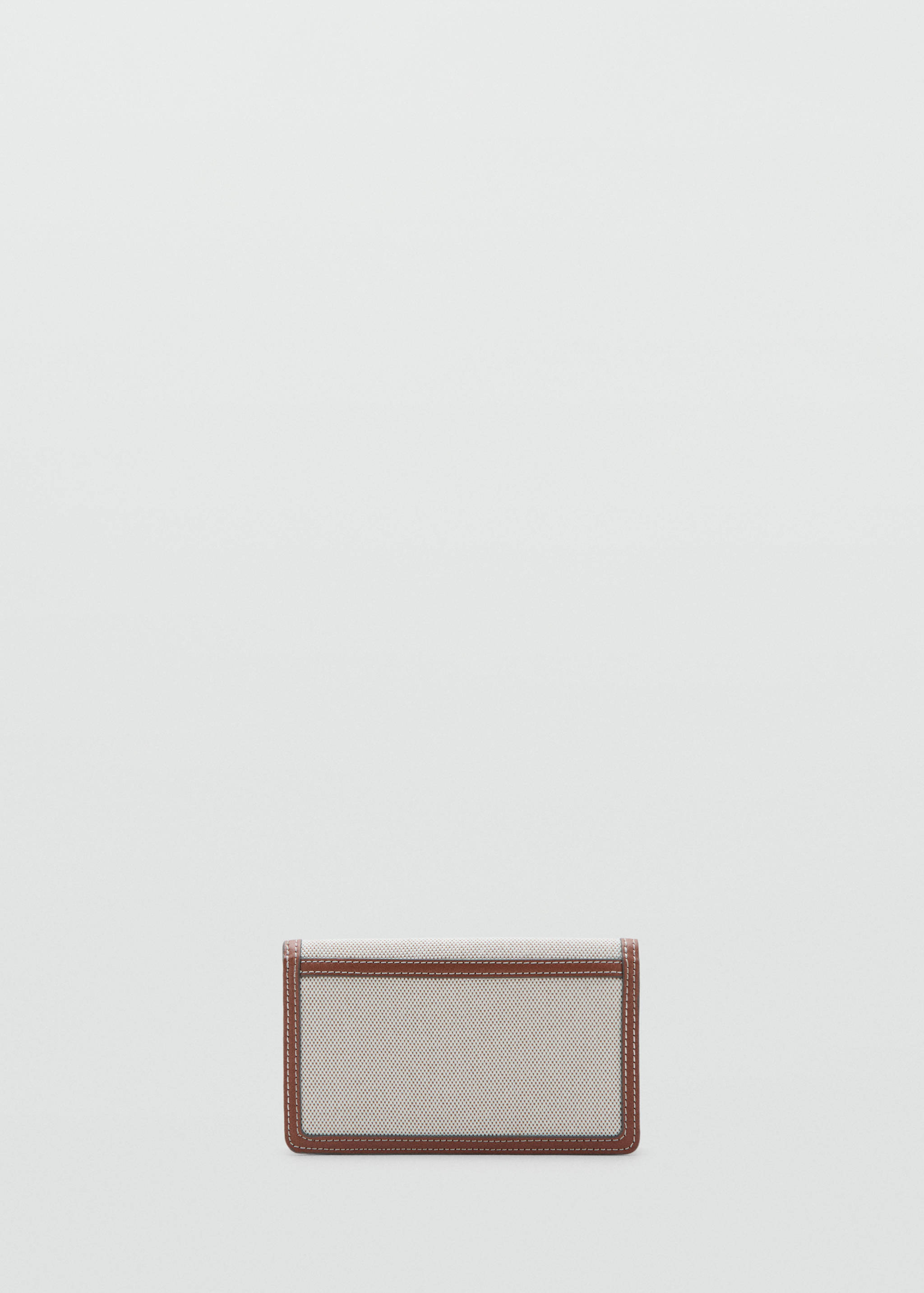 Canvas wallet with contrasting flap - Details of the article 2