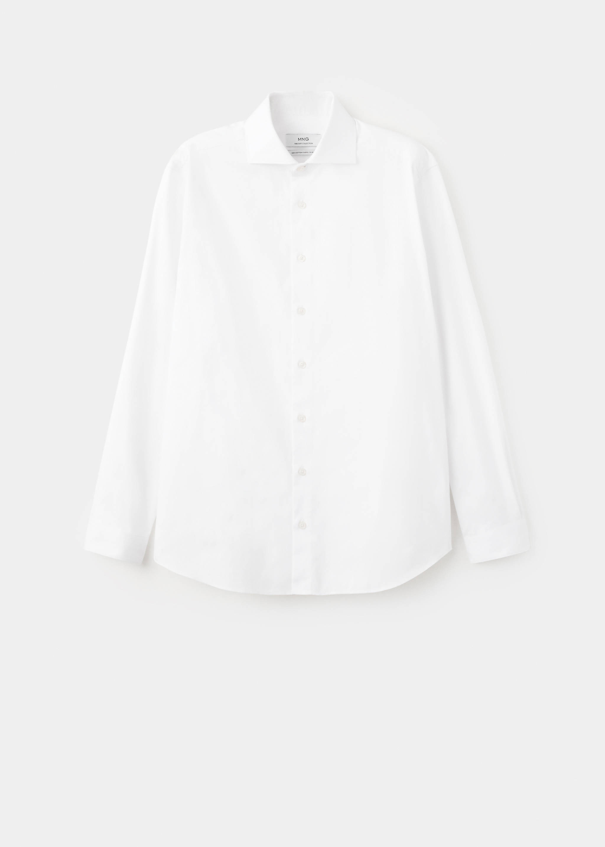 قميص بقصة قطنية ضيقة 100% - منتج دون نموذج