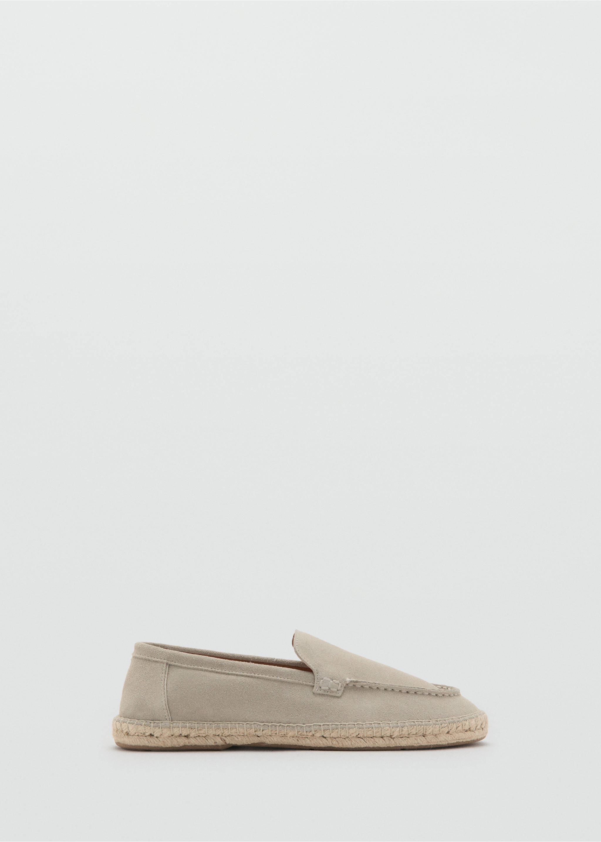 Jute leather shoe - Article without model, Sand. Ref: 27066711-00.