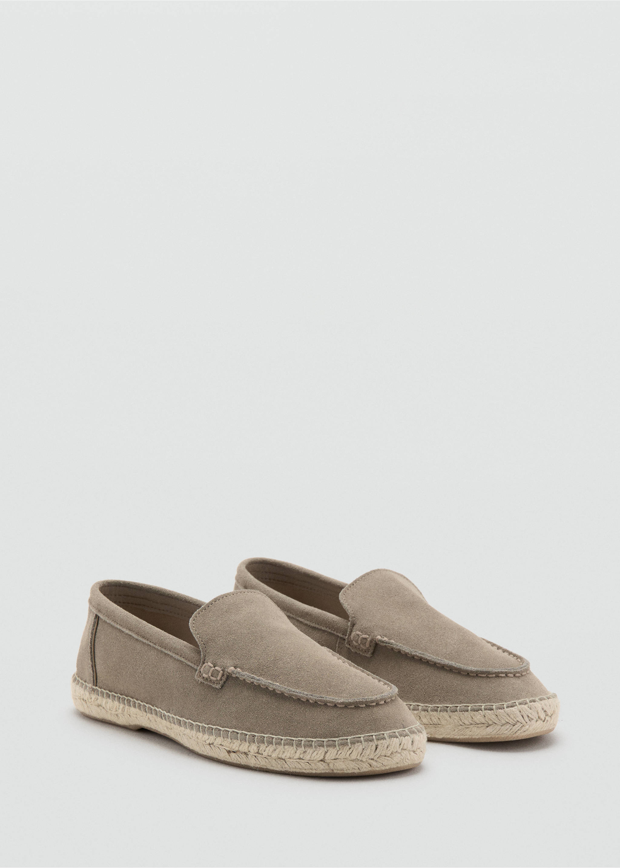 Jute leather shoe - Medium plane, Medium Brown. Ref: 27066711-00.