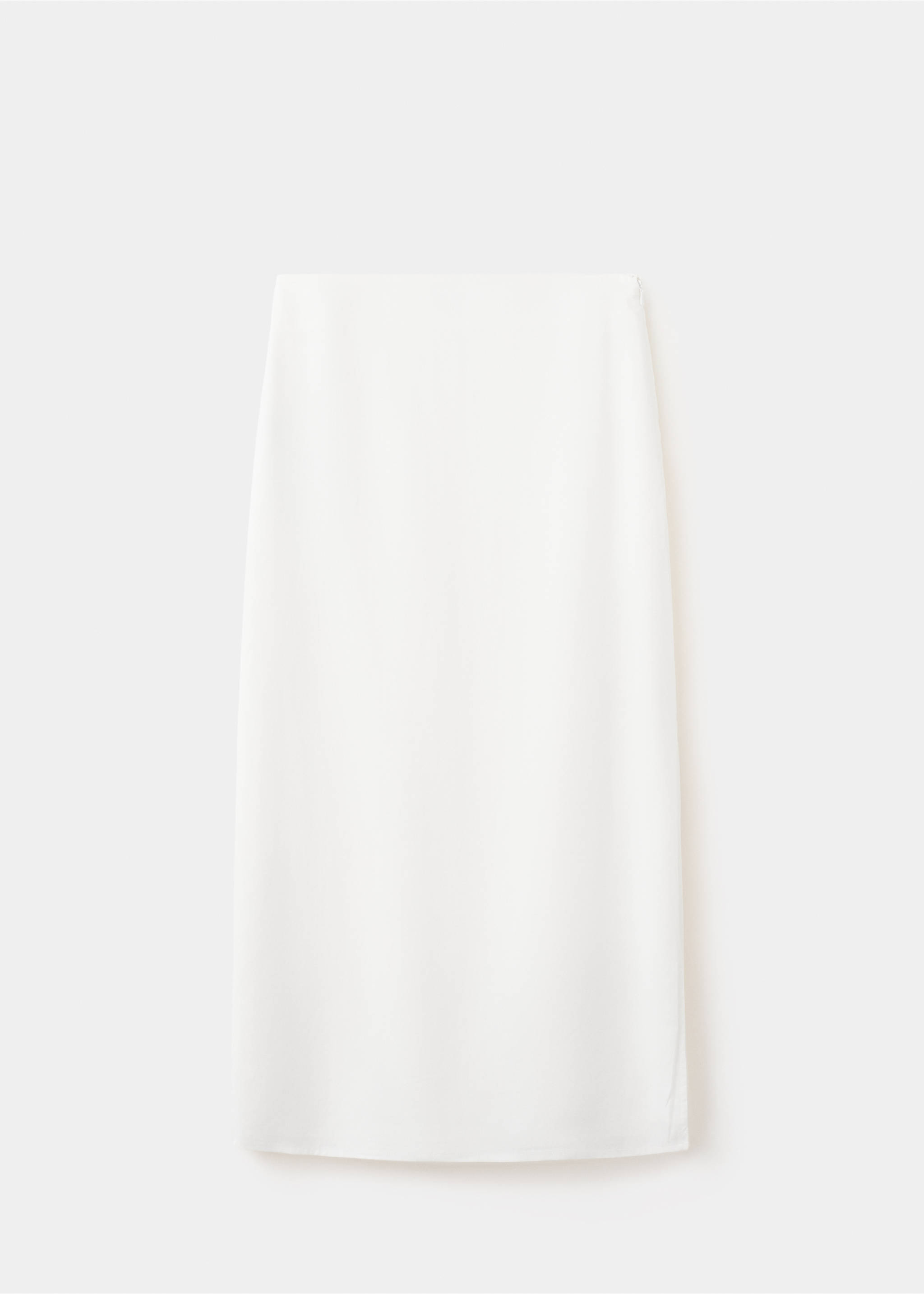 Длинная юбка из лиоцелла - Изделие без модели, Грязно-белый. Ref: 27066714-00.