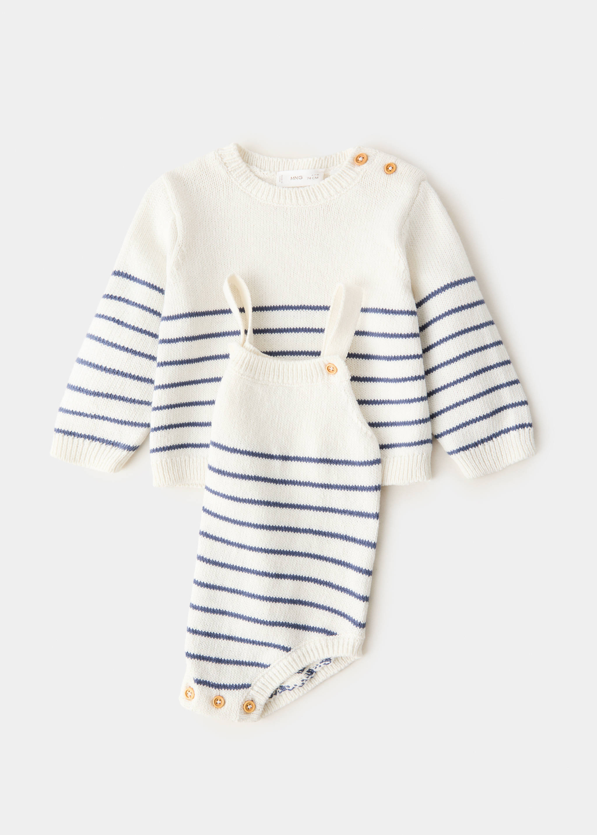 Knit striped sweater - Details of the article 0