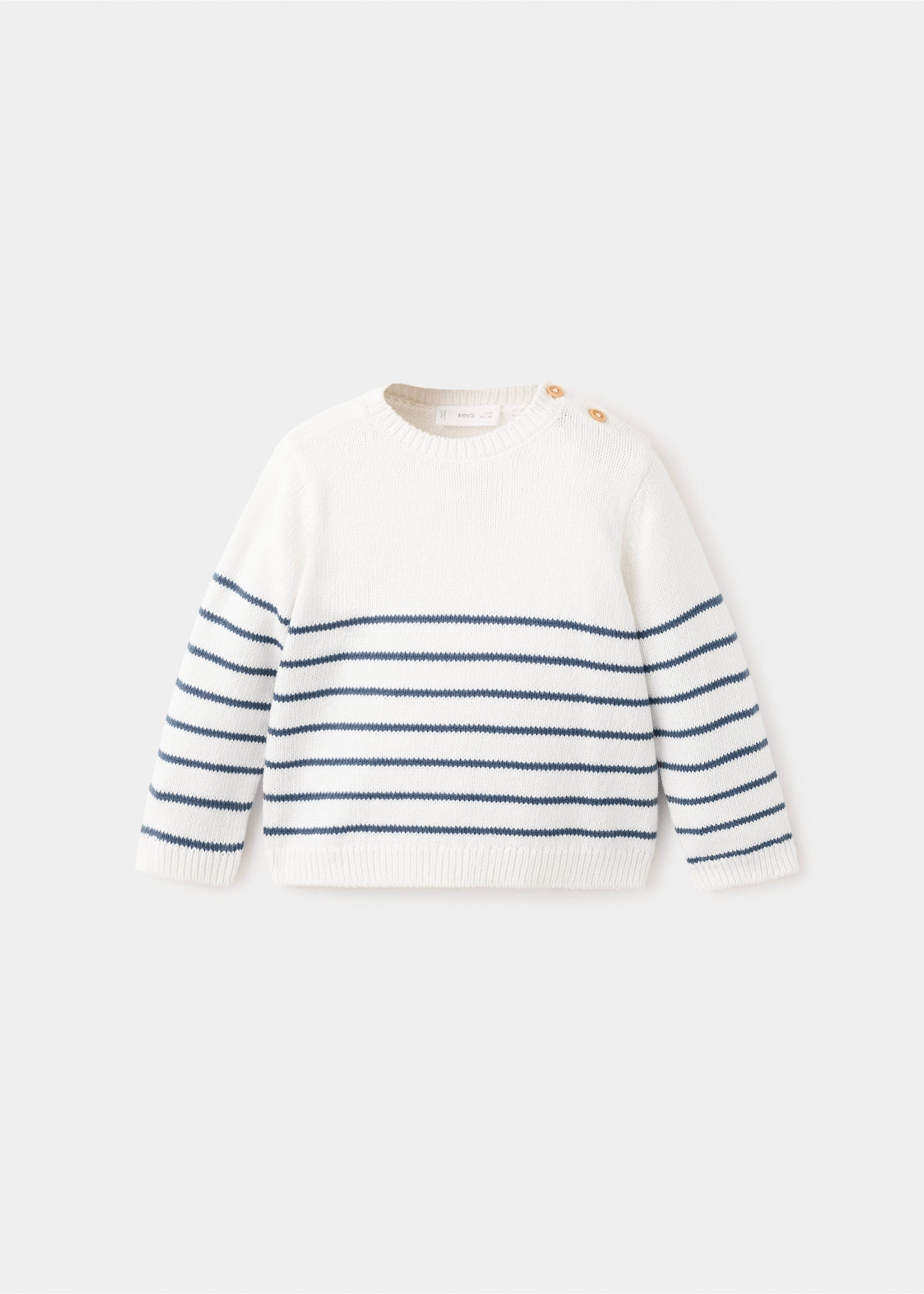 Knit striped sweater - Товар без моделі, Синій. Ref: 27066717-00.