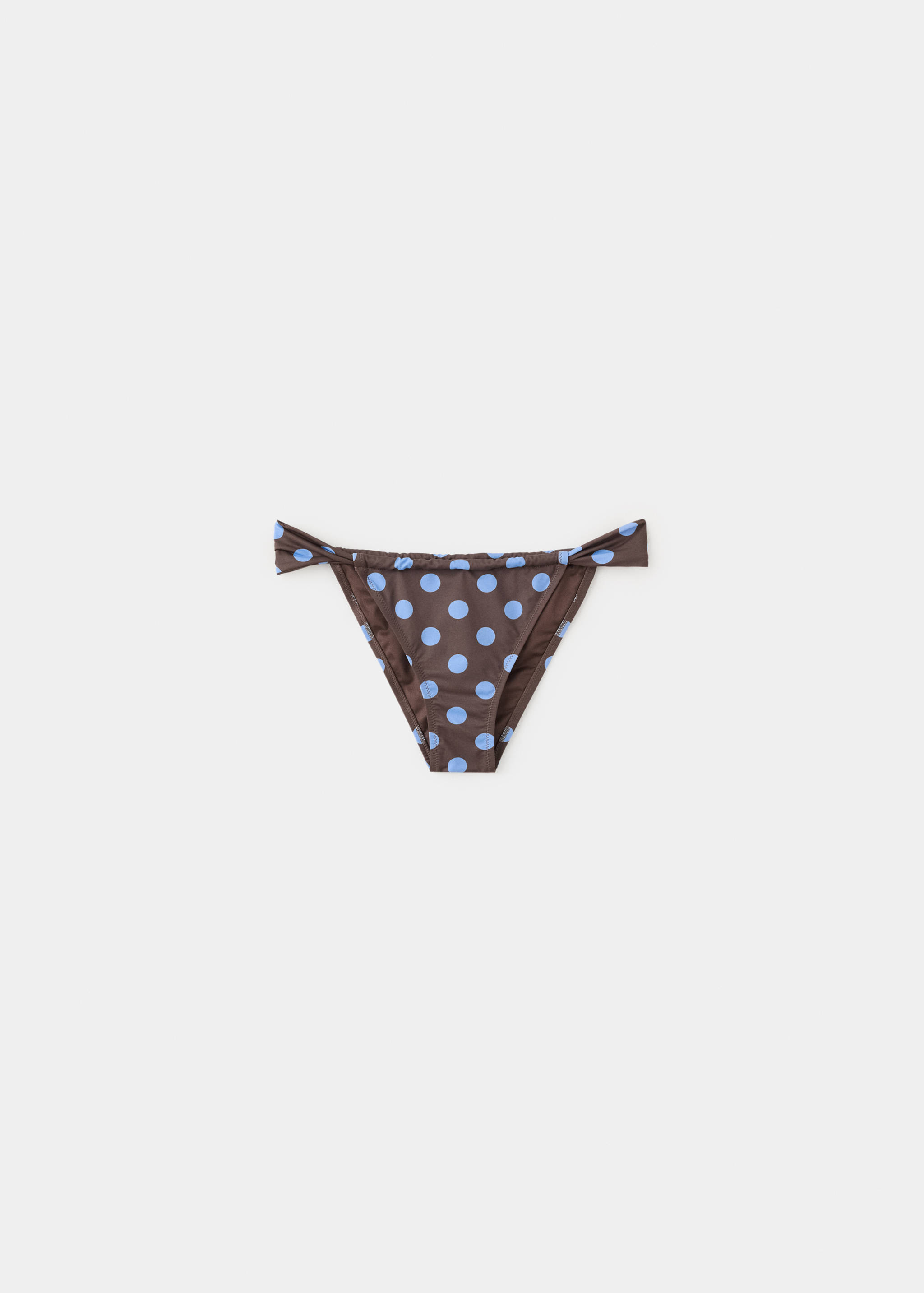 Bas de bikini style triangle à pois - Article sans modèle
