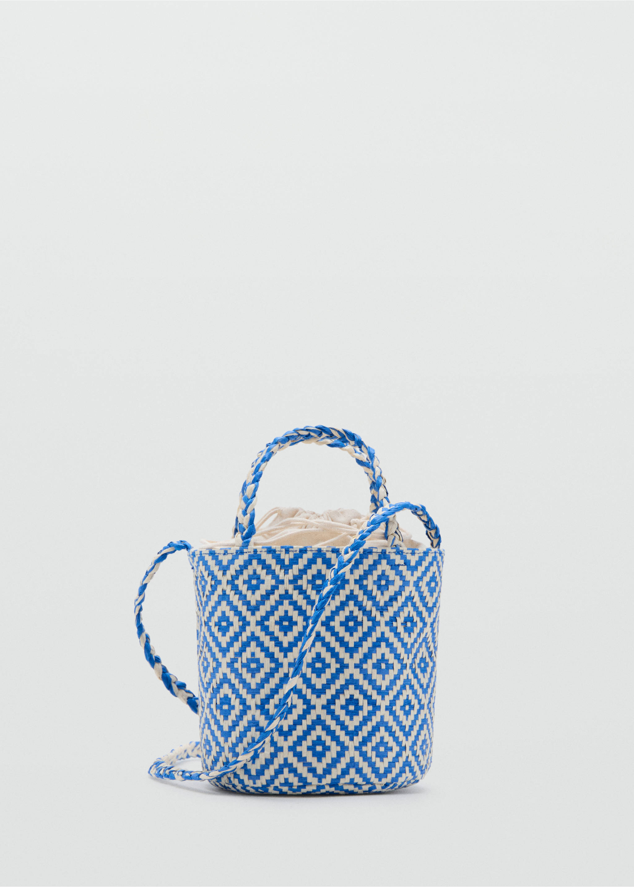 Braided mini bag - Article without model, Blue. Ref: 27066720-00.