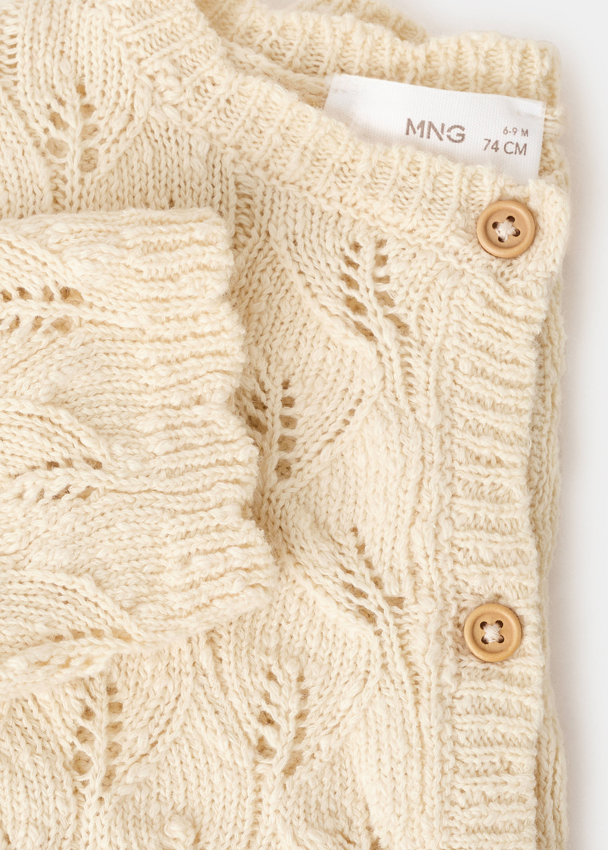 Openwork knit cardigan - Details of the article 0