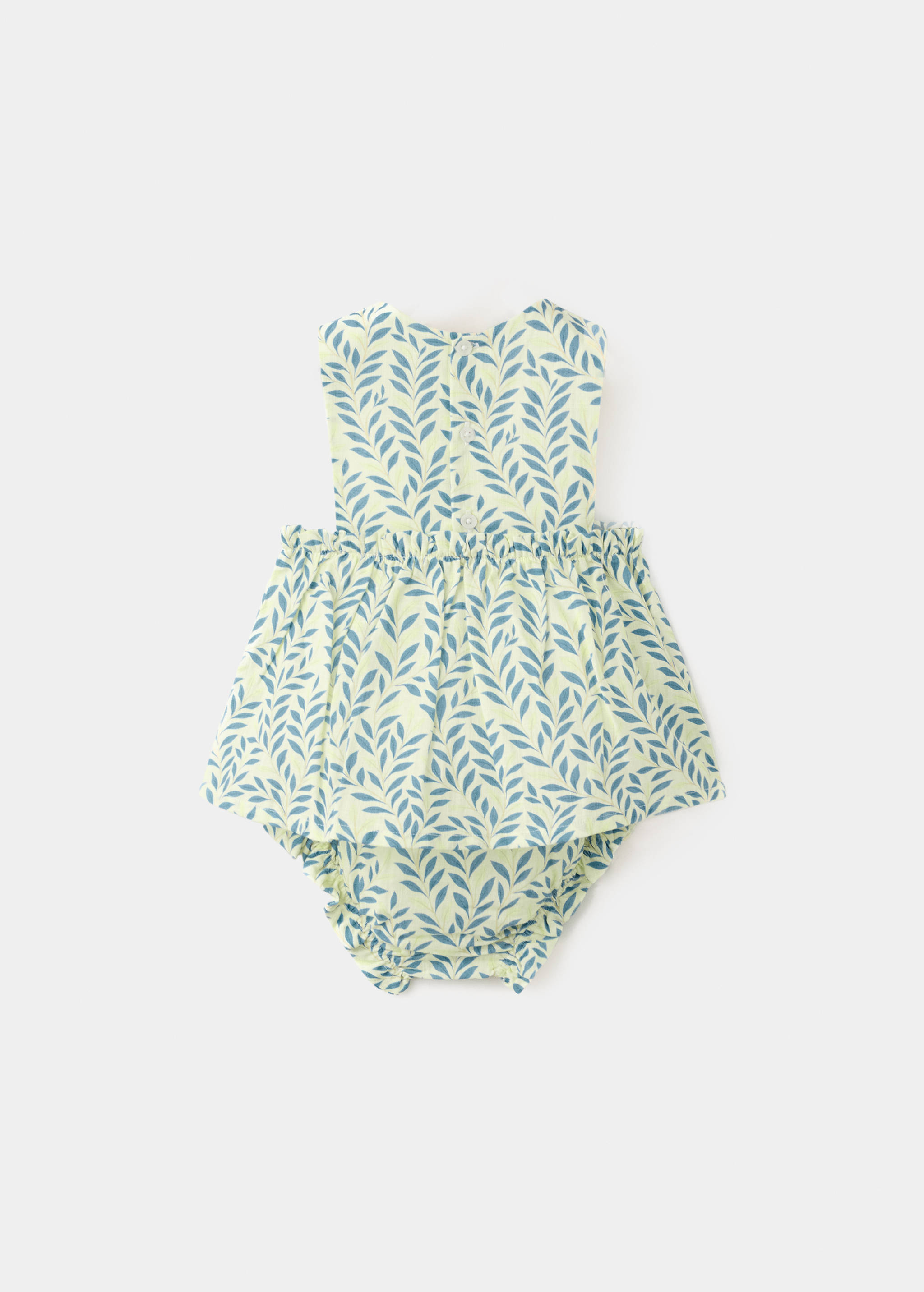 Printed dress and nappy cover - Reverse of the article