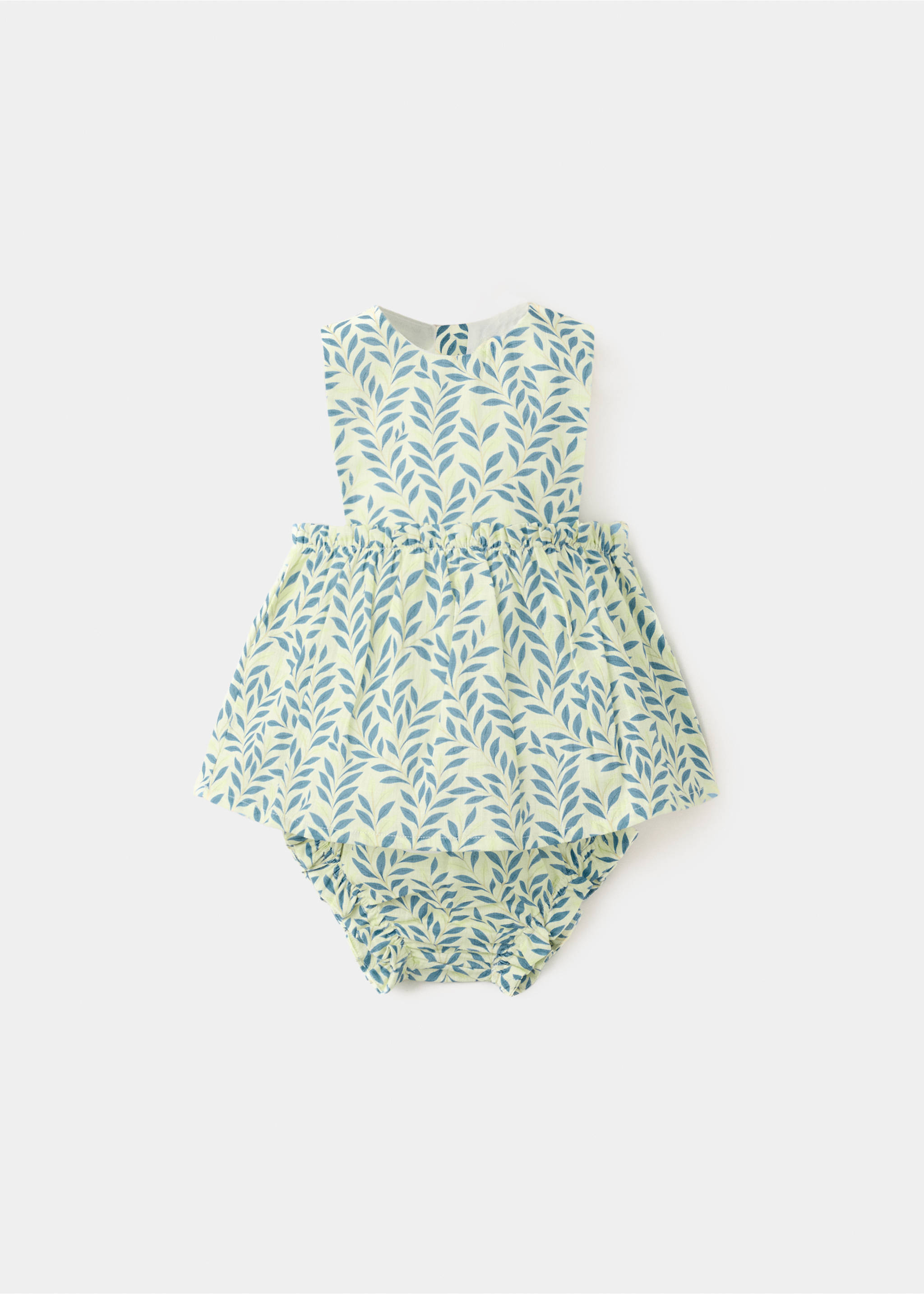 Printed dress and nappy cover - Article without model, Off White. Ref: 27066723-00.