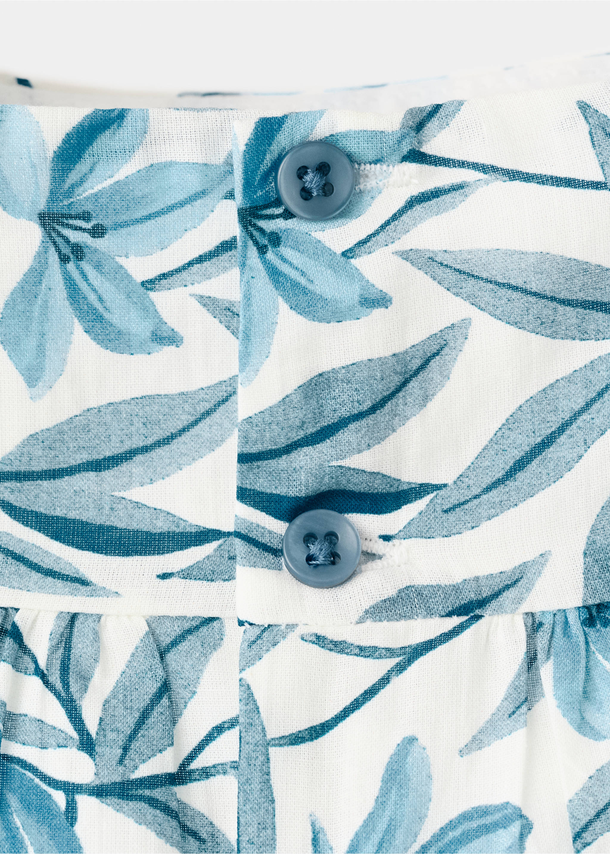 Vestido y ranita flores - Detalle del artículo 8, Azul. Ref: 27066724-00.