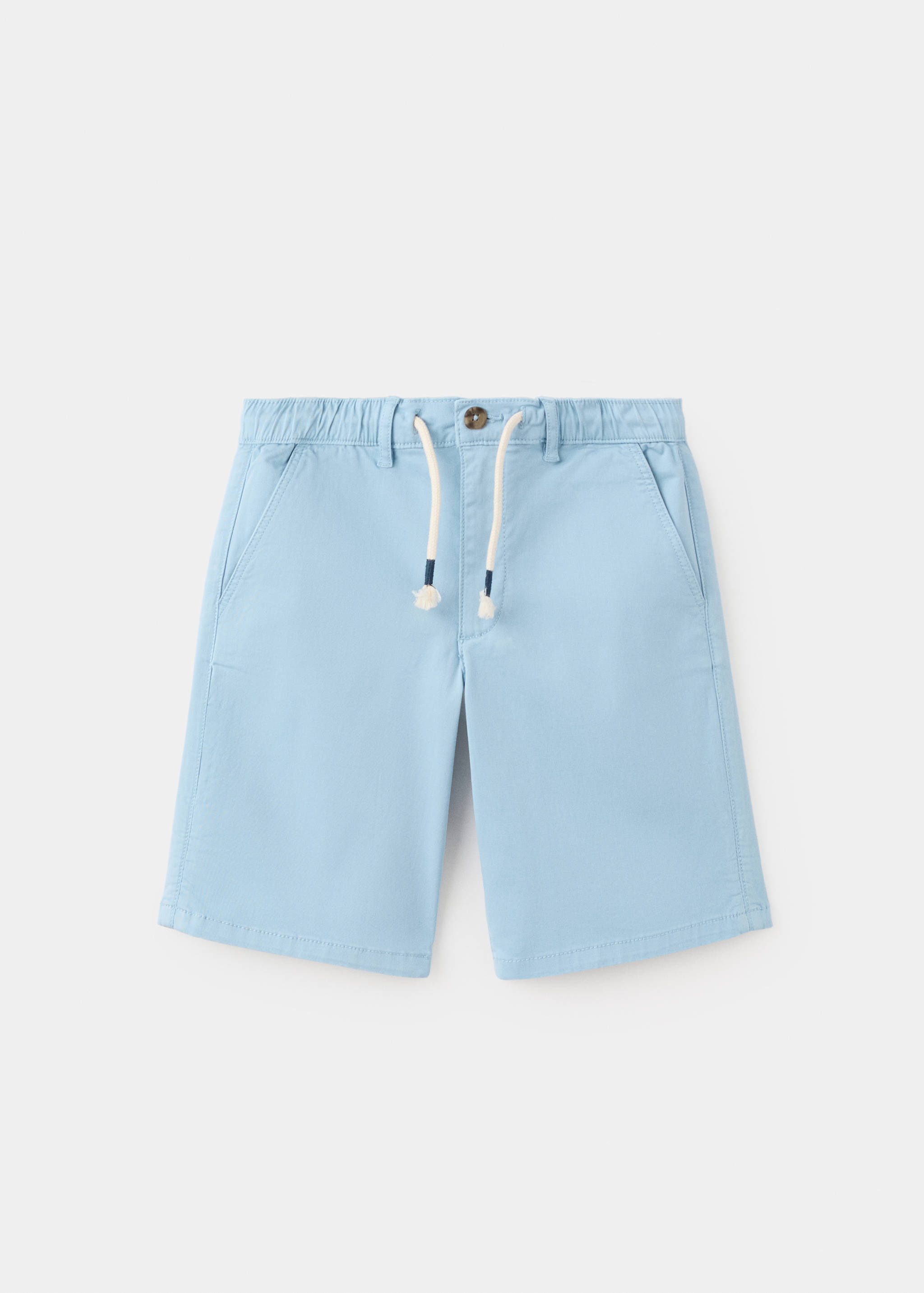 Cotton shorts with drawstring - Article without model