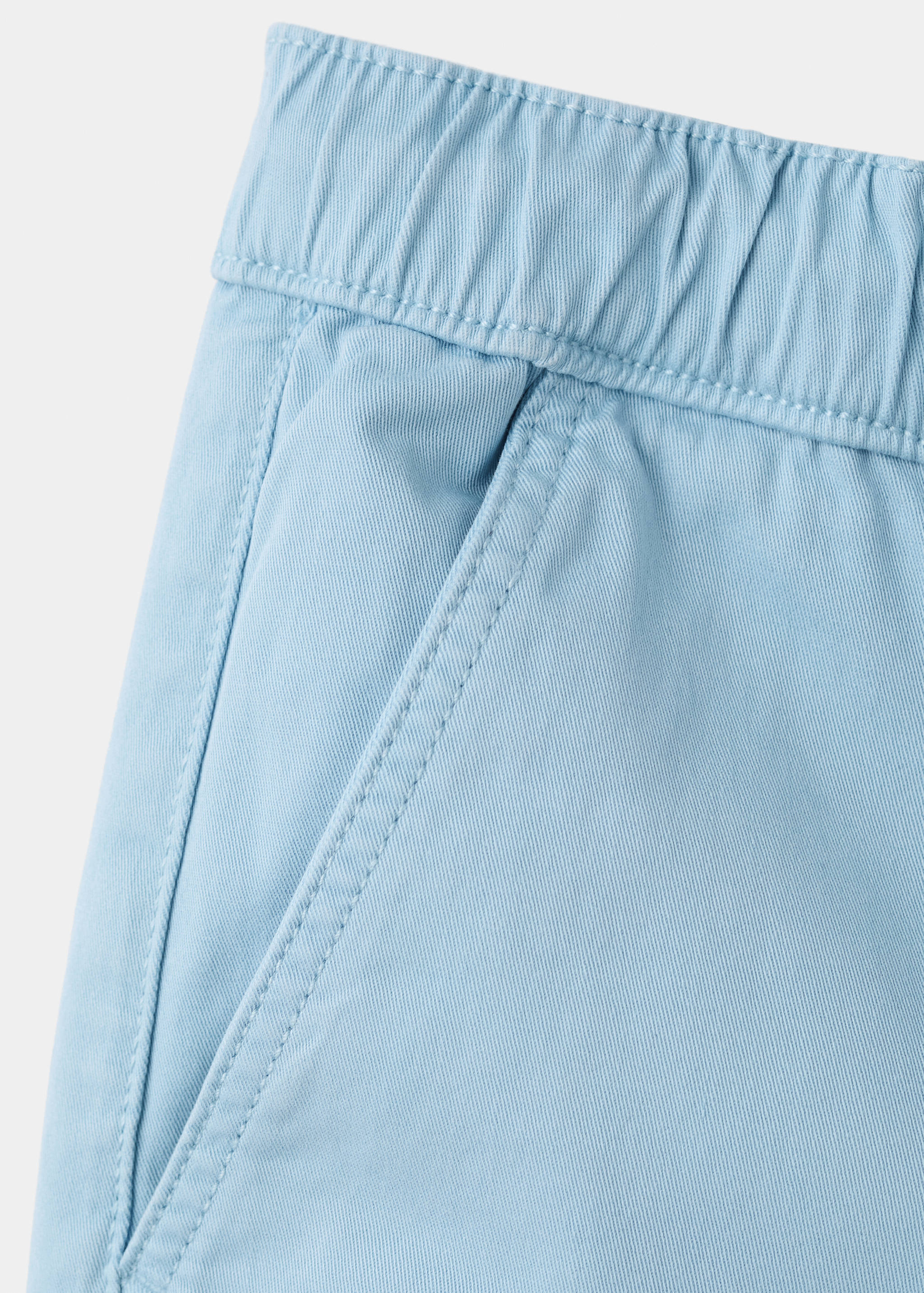 Cotton shorts with drawstring - Details of the article 8