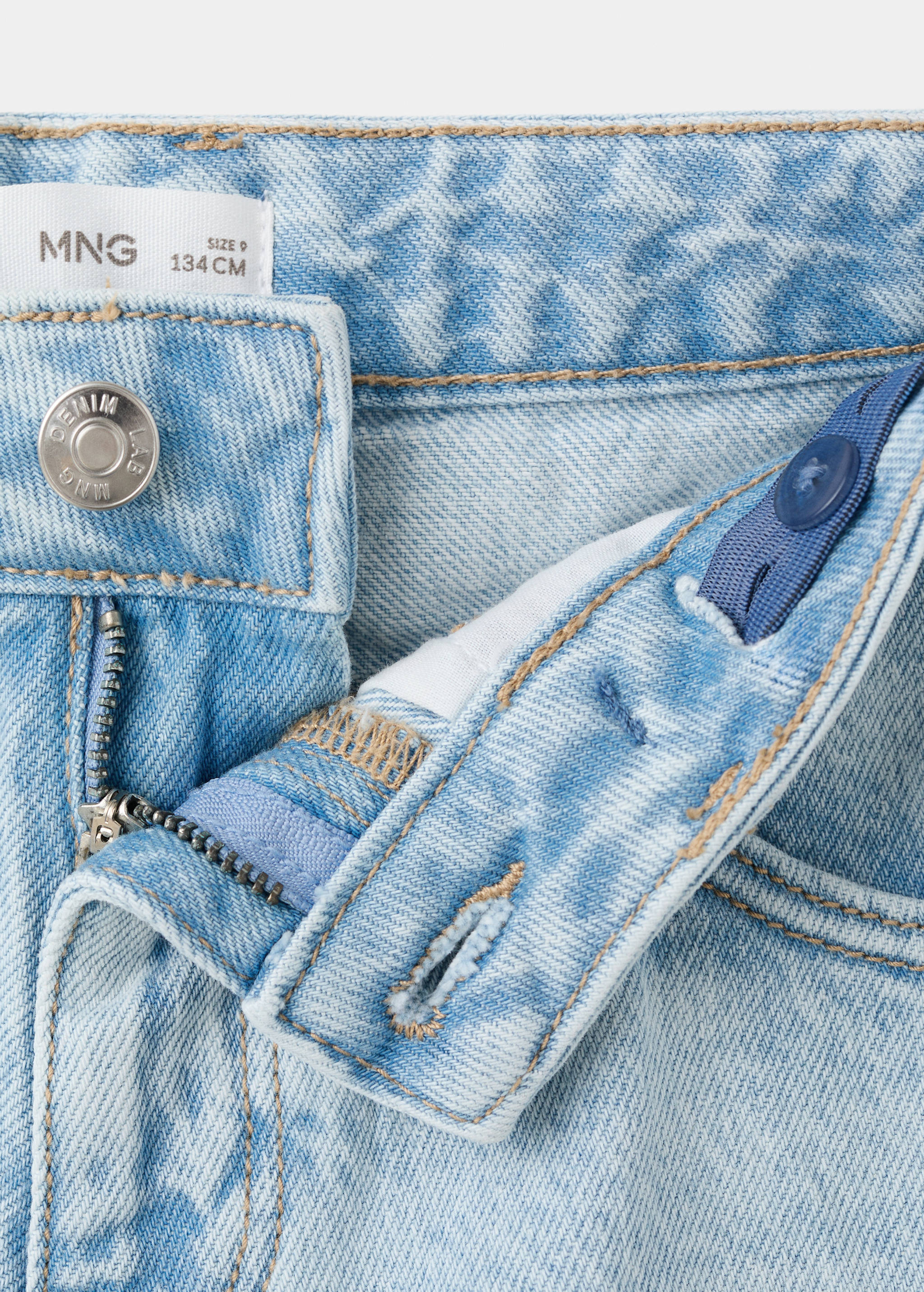 Baggy denim bermudas - Details of the article 8