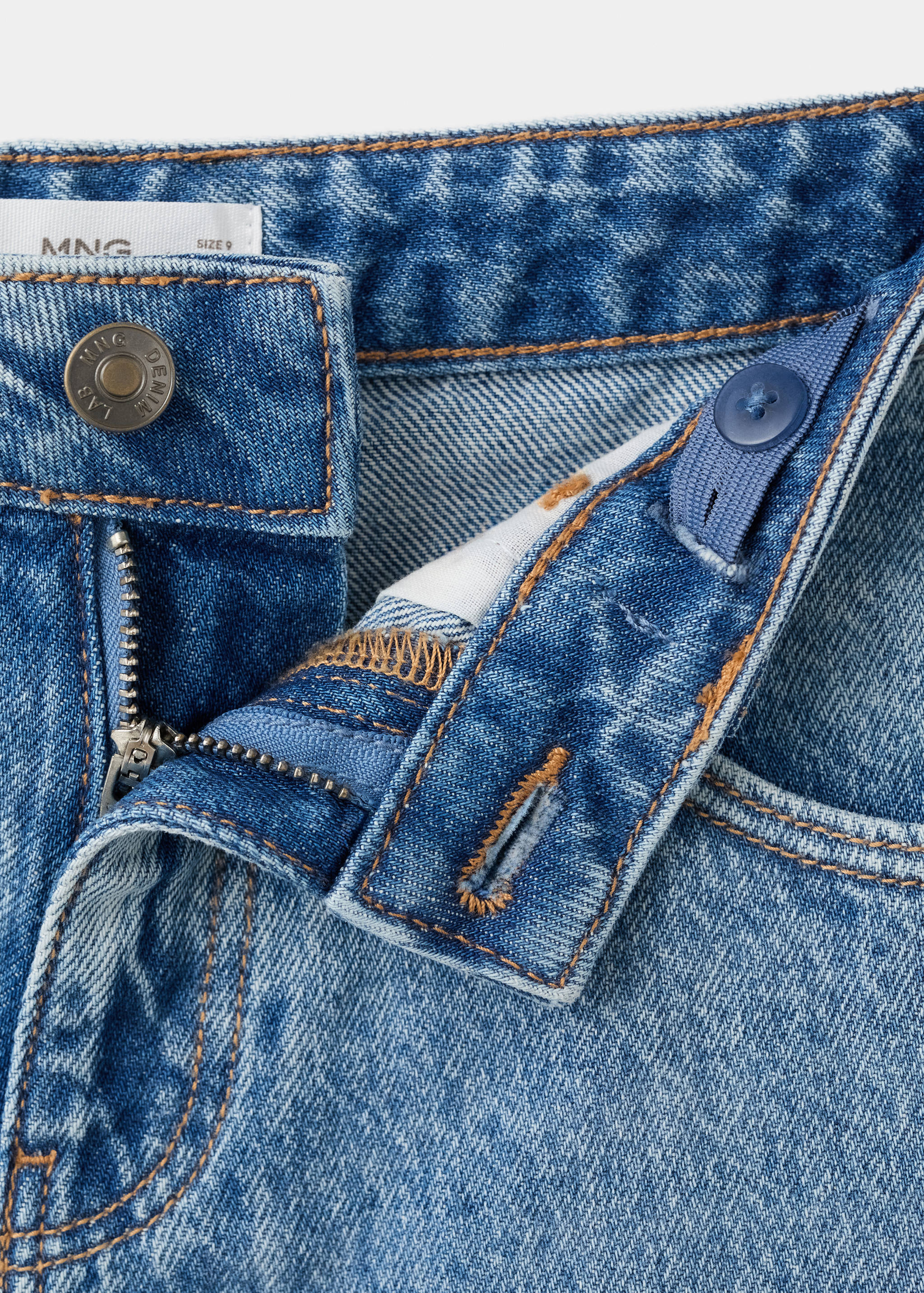 Baggy denim Bermuda shorts - Details of the article 8