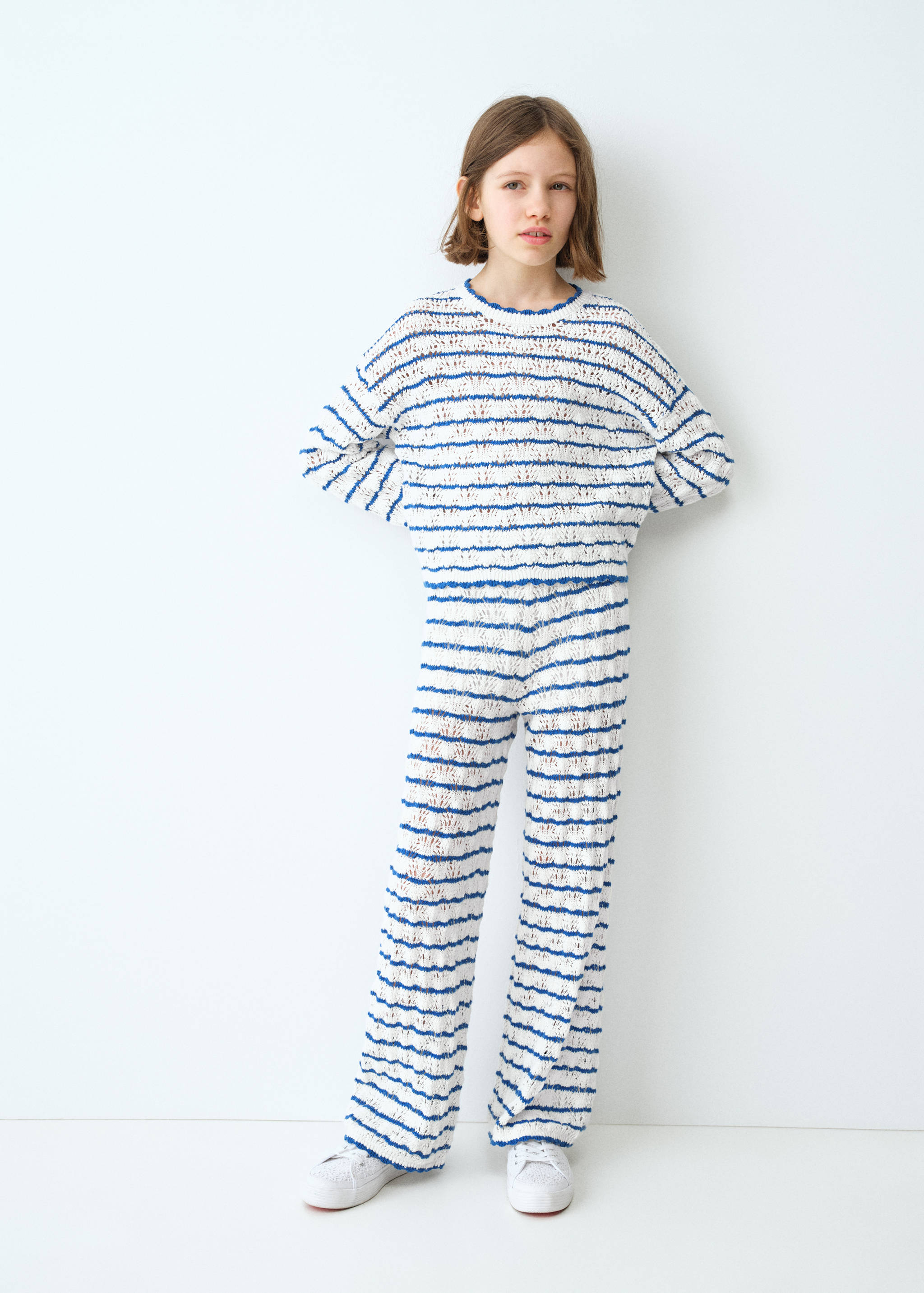 Jersei ganxet ratlles bicolor - Pla general