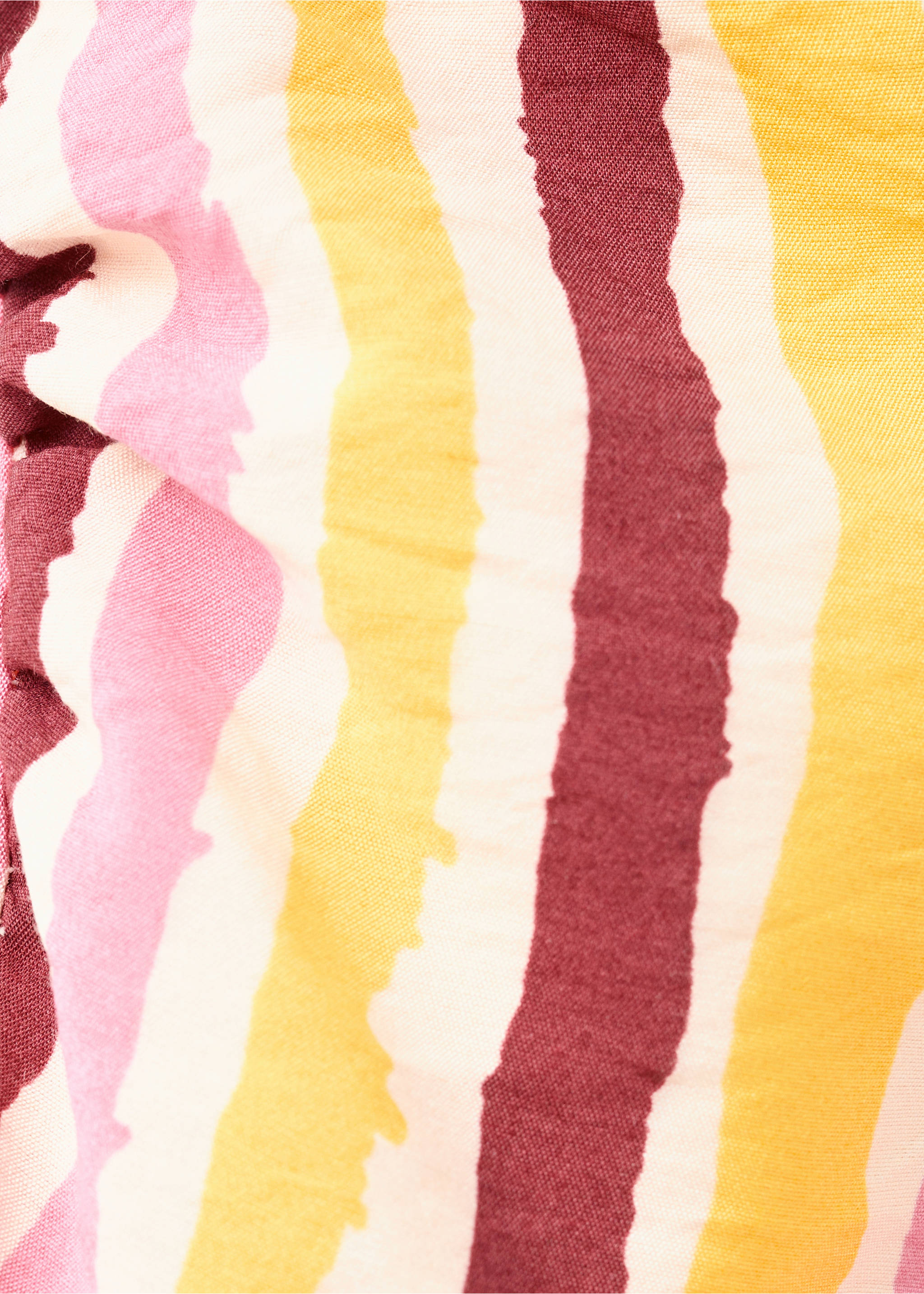 Top bez ramiączek w paski - Szczegóły artykułu 8, musztardowy. Ref: 27066735-00.