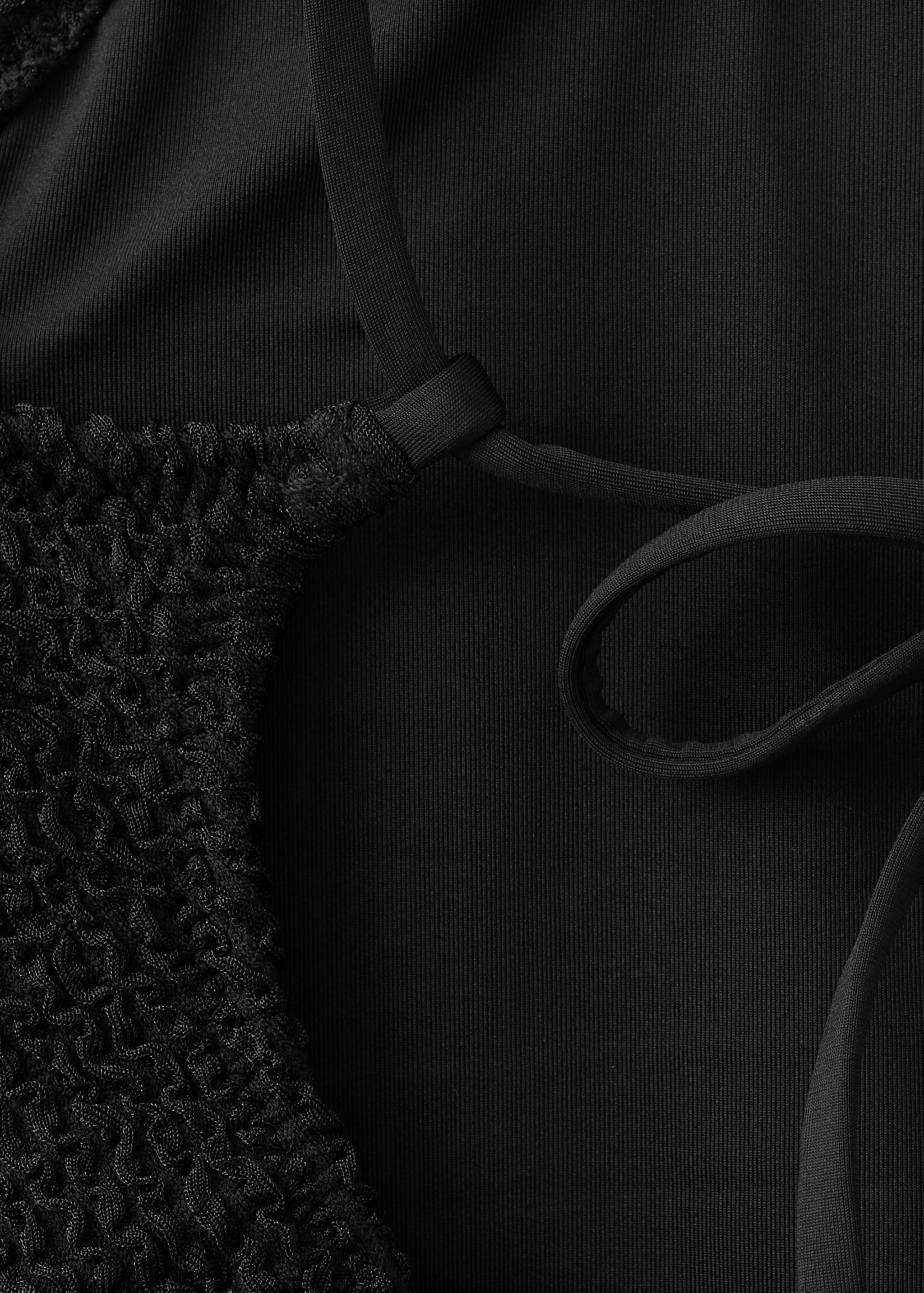 Maillot de bain à bretelles texturé - Détail de l'article 0