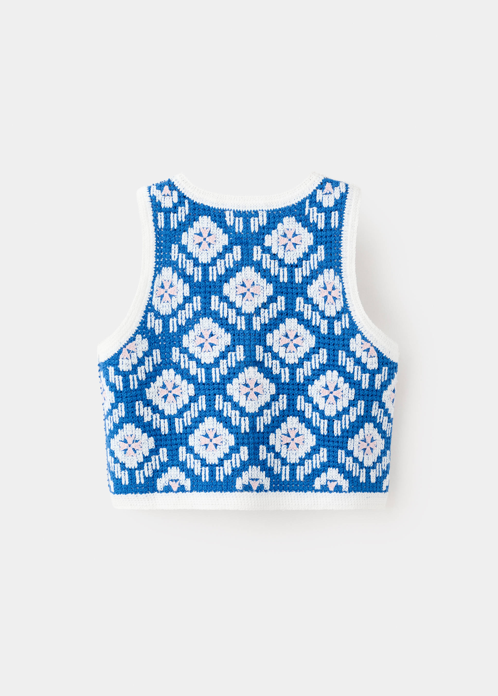 Chaleco punto calado - Reverso del artículo