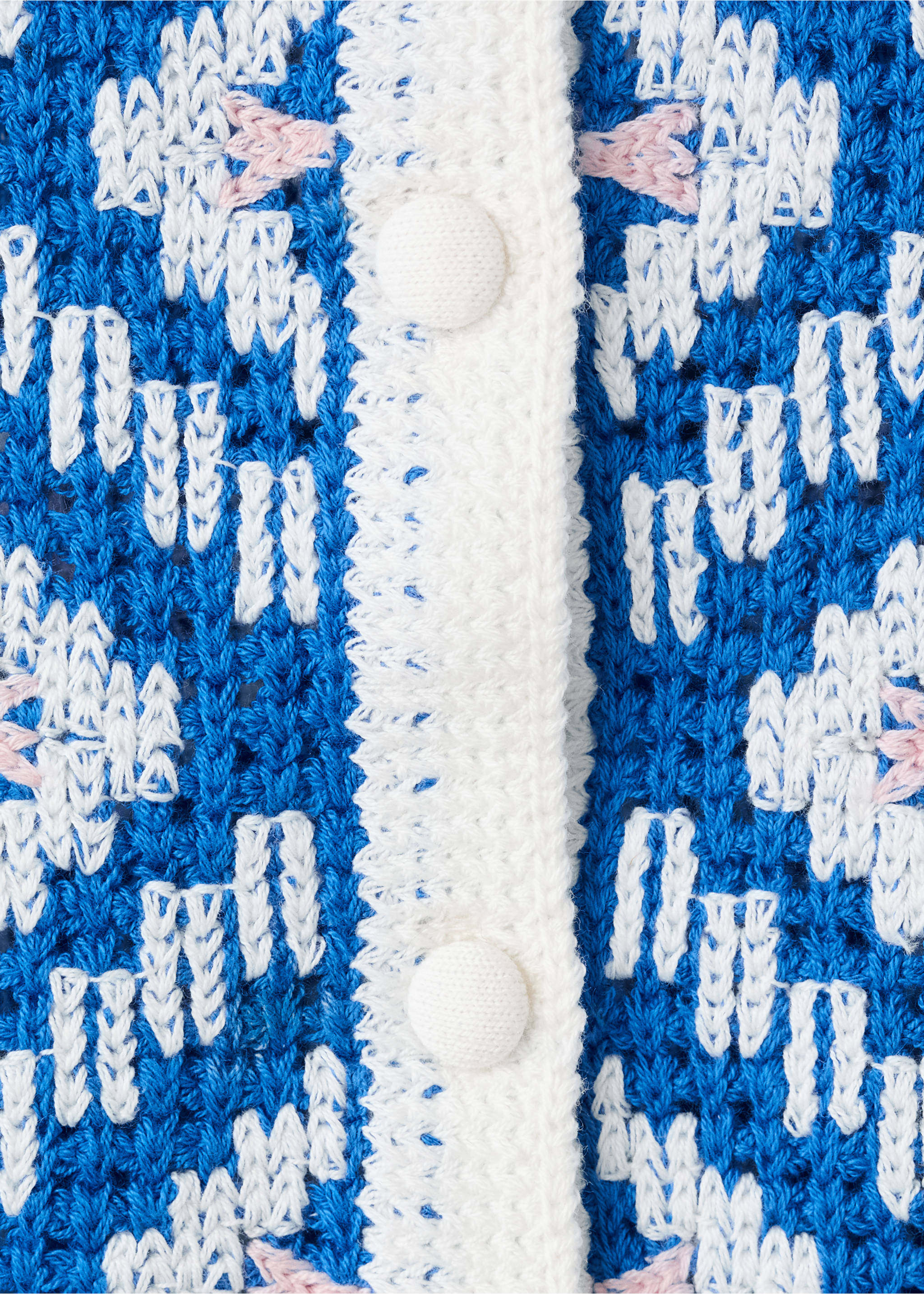 Chaleco punto calado - Detalle del artículo 8, Azul eléctrico. Ref: 27066737-00.