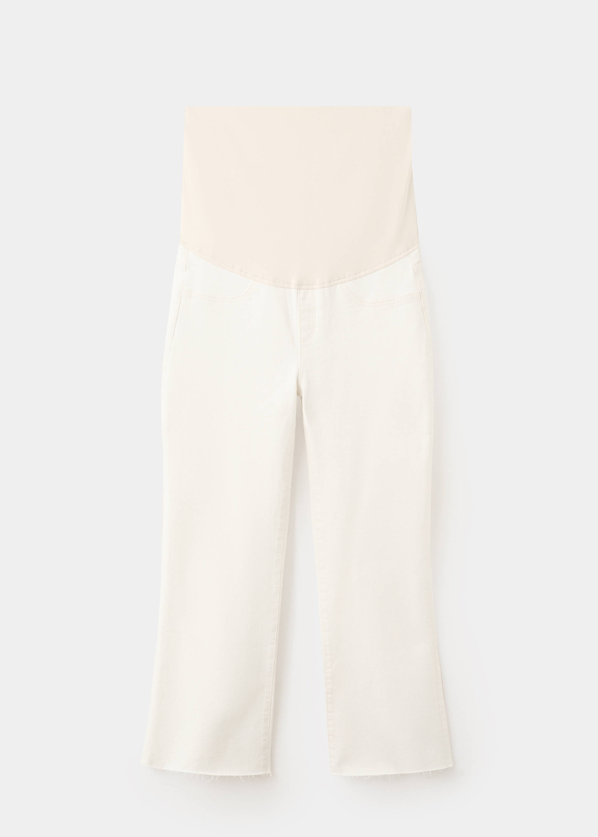 Maternity flared cropped jeans - Article without model