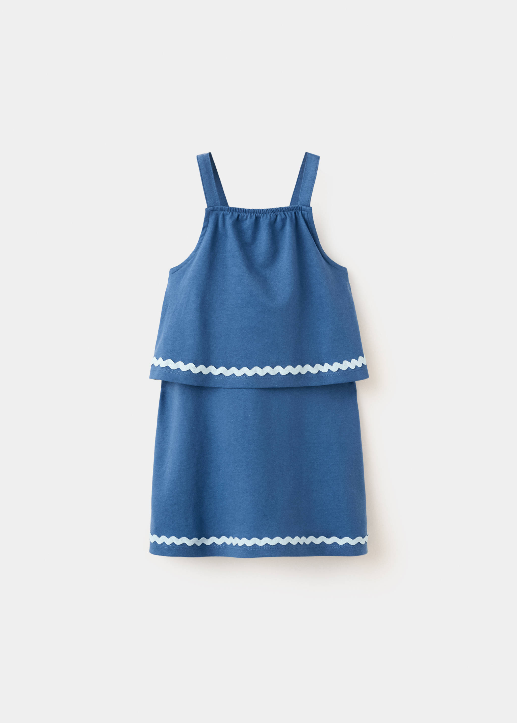 Scalloped detail short dress - Article without model