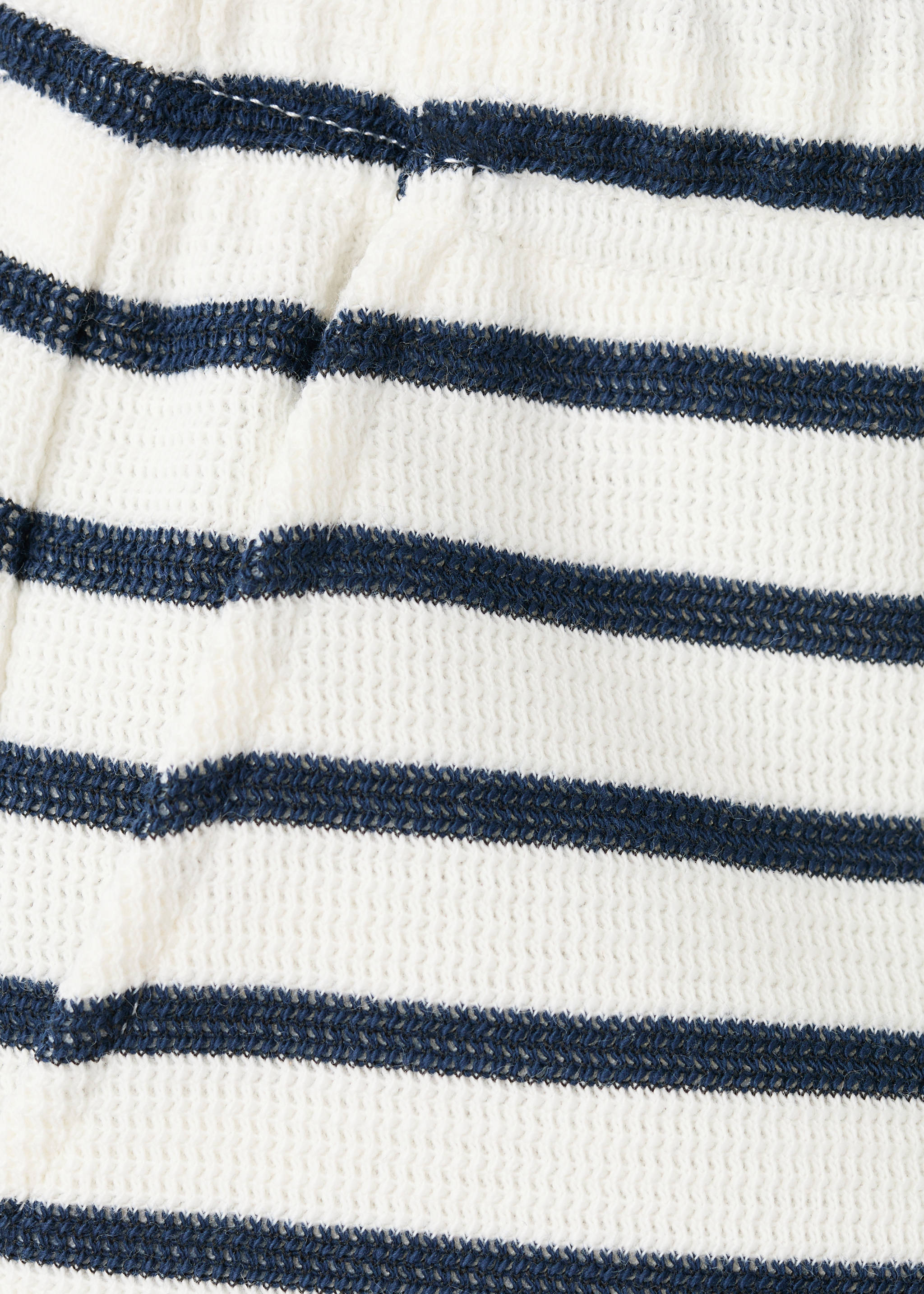 Striped cotton shorts - Details of the article 0