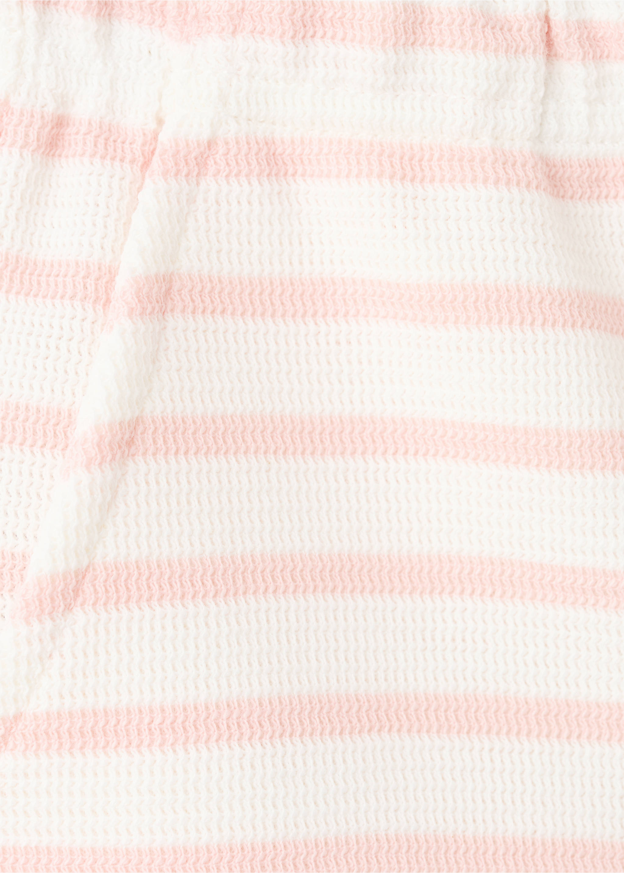 Striped cotton shorts - Details of the article 0, Pink. Ref: 27066745-00.