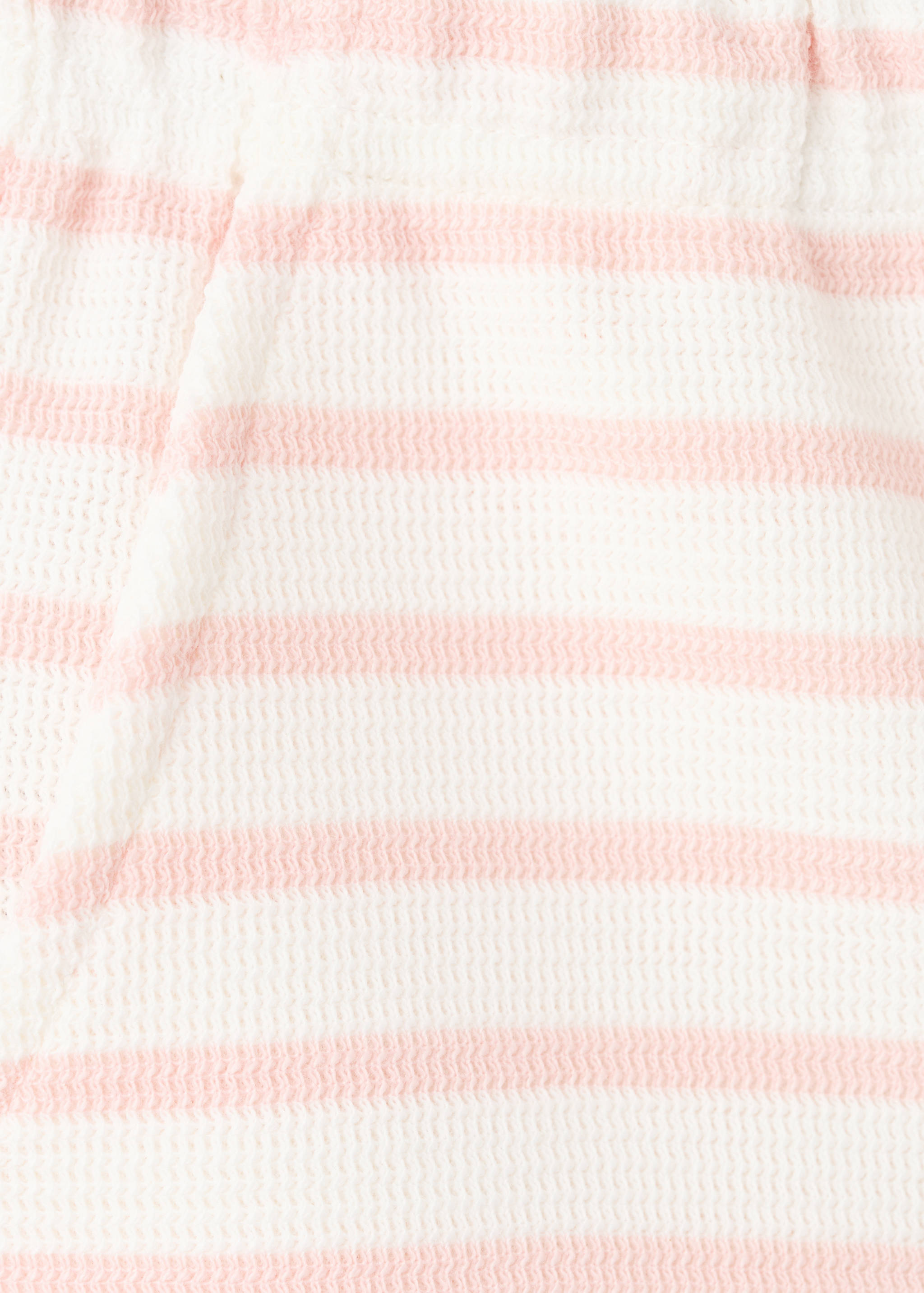 Striped cotton shorts - Details of the article 0