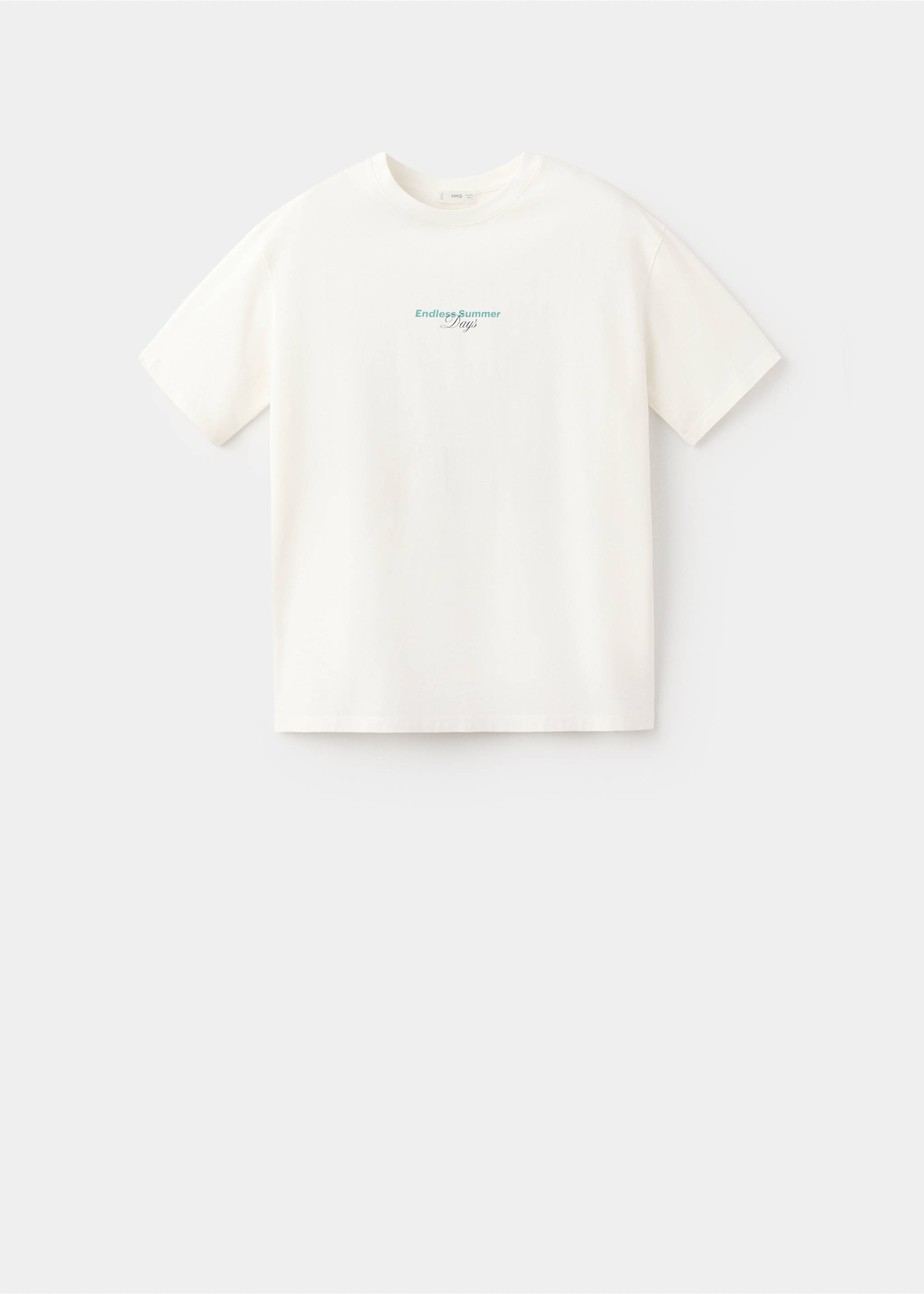 Camiseta algodón estampada - Artículo sin modelo, Blanco roto. Ref: 27066746-00.