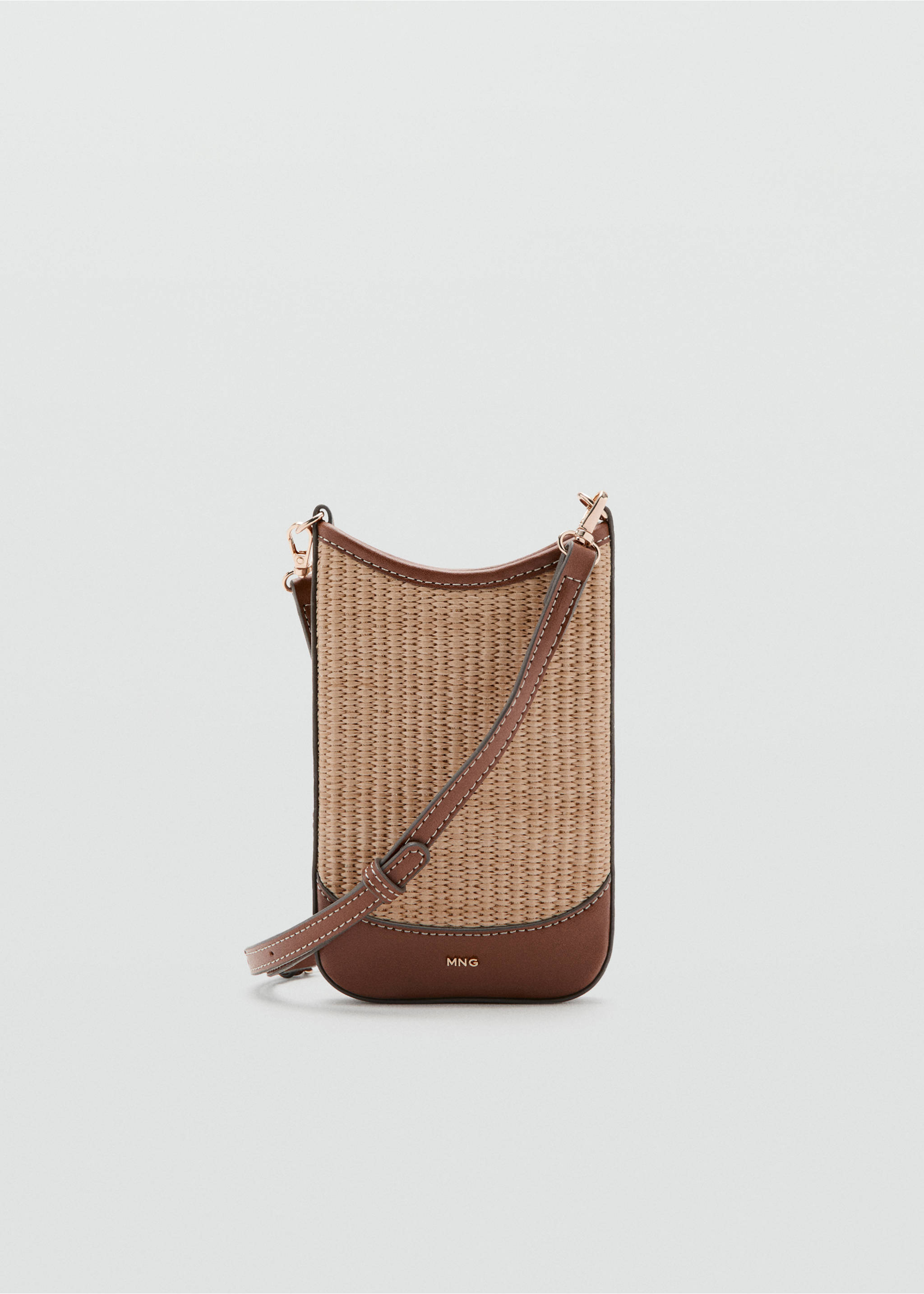 Crossbody mobile case - Article without model, Beige. Ref: 27066747-00.