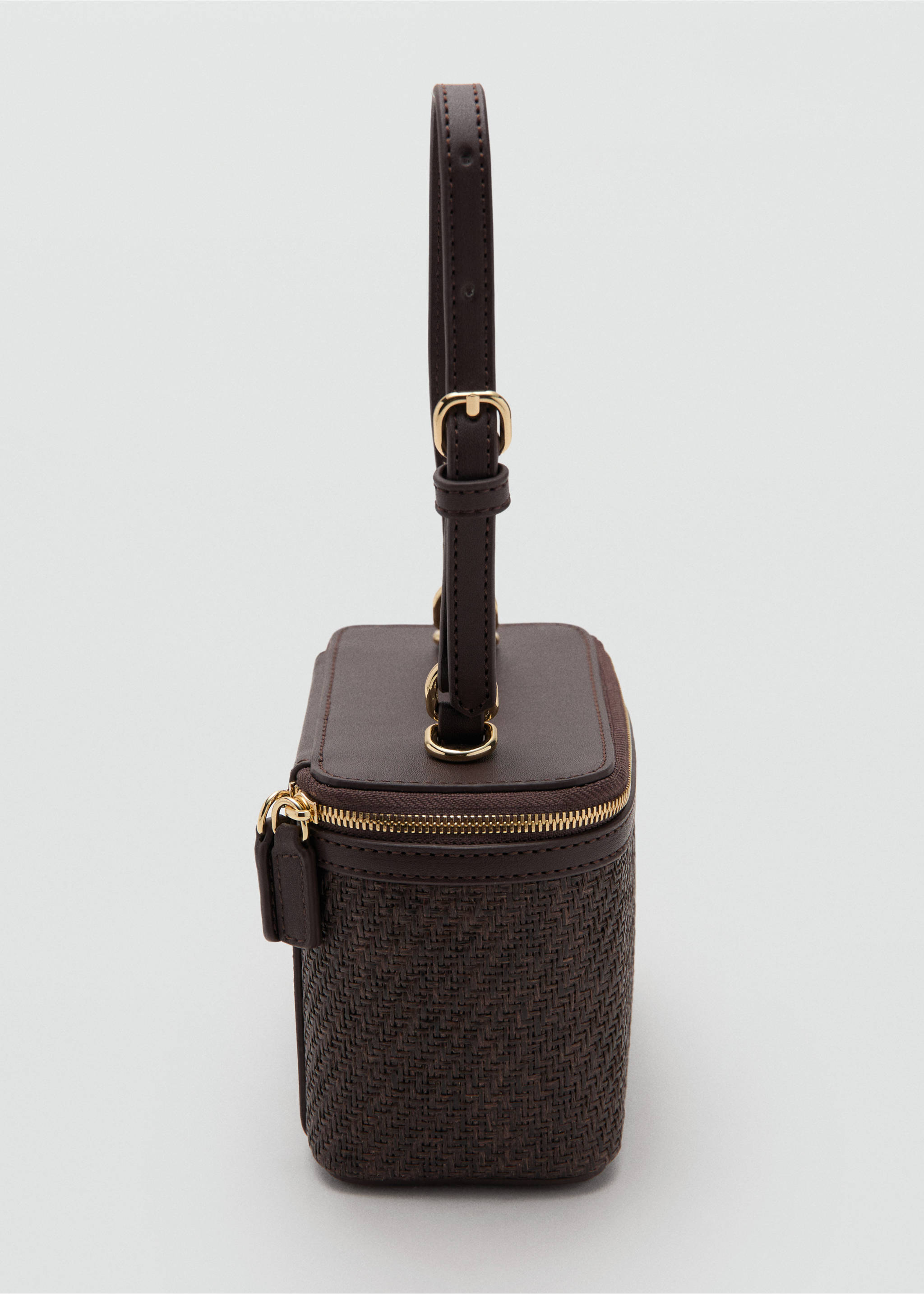 Trousse de toilette fibres naturelles fermeture Éclair - Détail de l'article 1, Chocolat. Ref: 27066748-00.