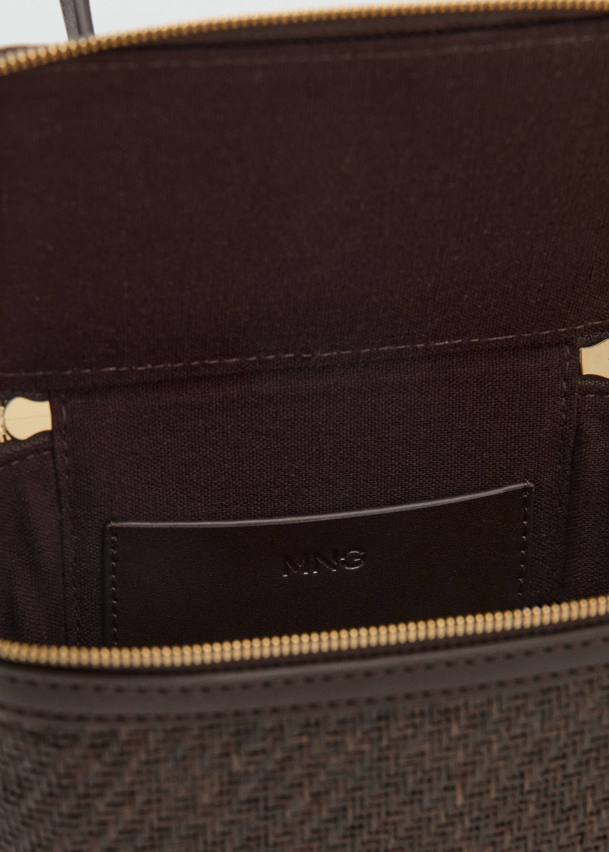 Trousse de toilette fibres naturelles fermeture Éclair - Détail de l'article 2