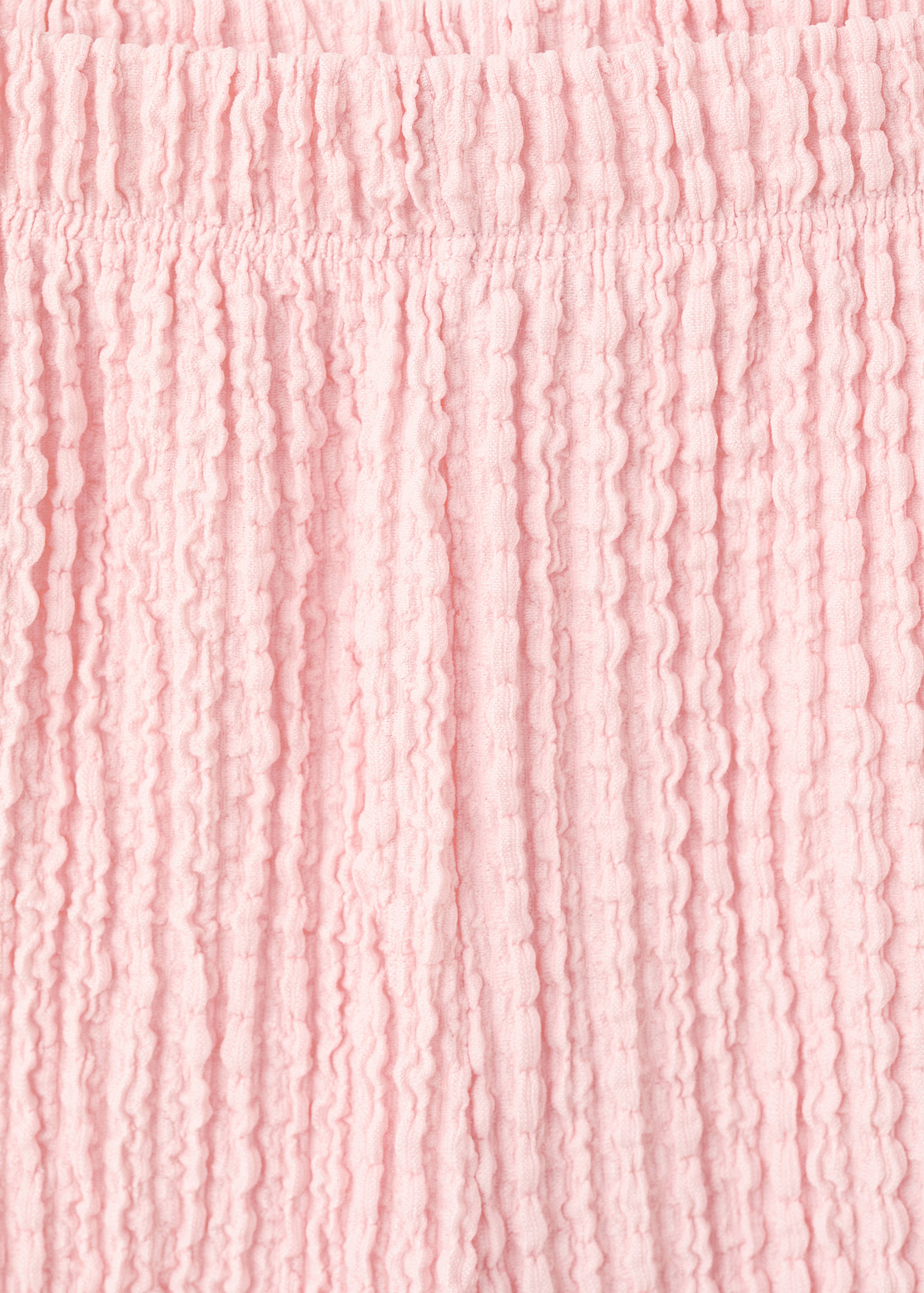 Textured flowy trousers - Details of the article 8