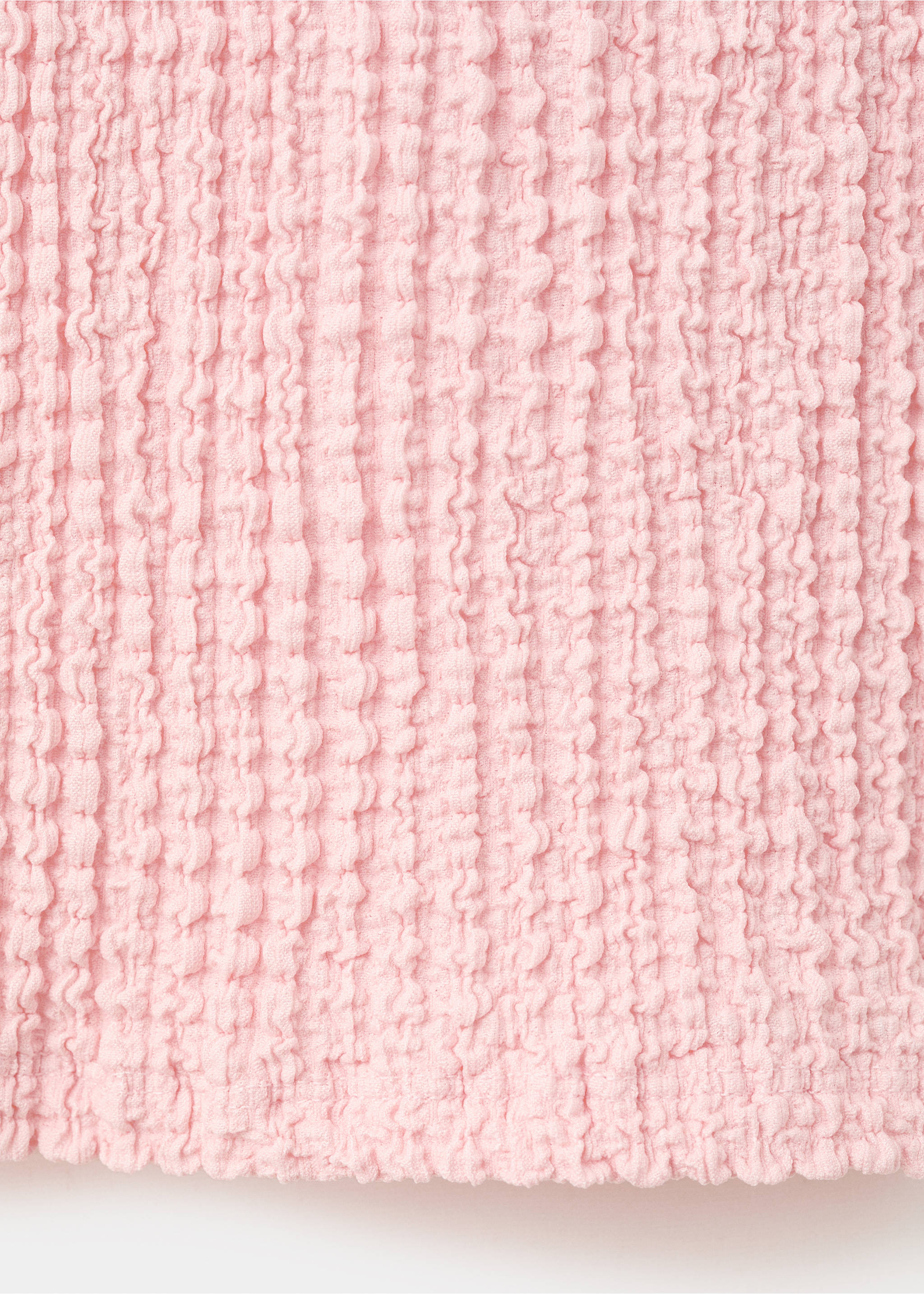 Pantalon fluide texturé - Détail de l'article 0, Rose. Ref: 27066750-00.