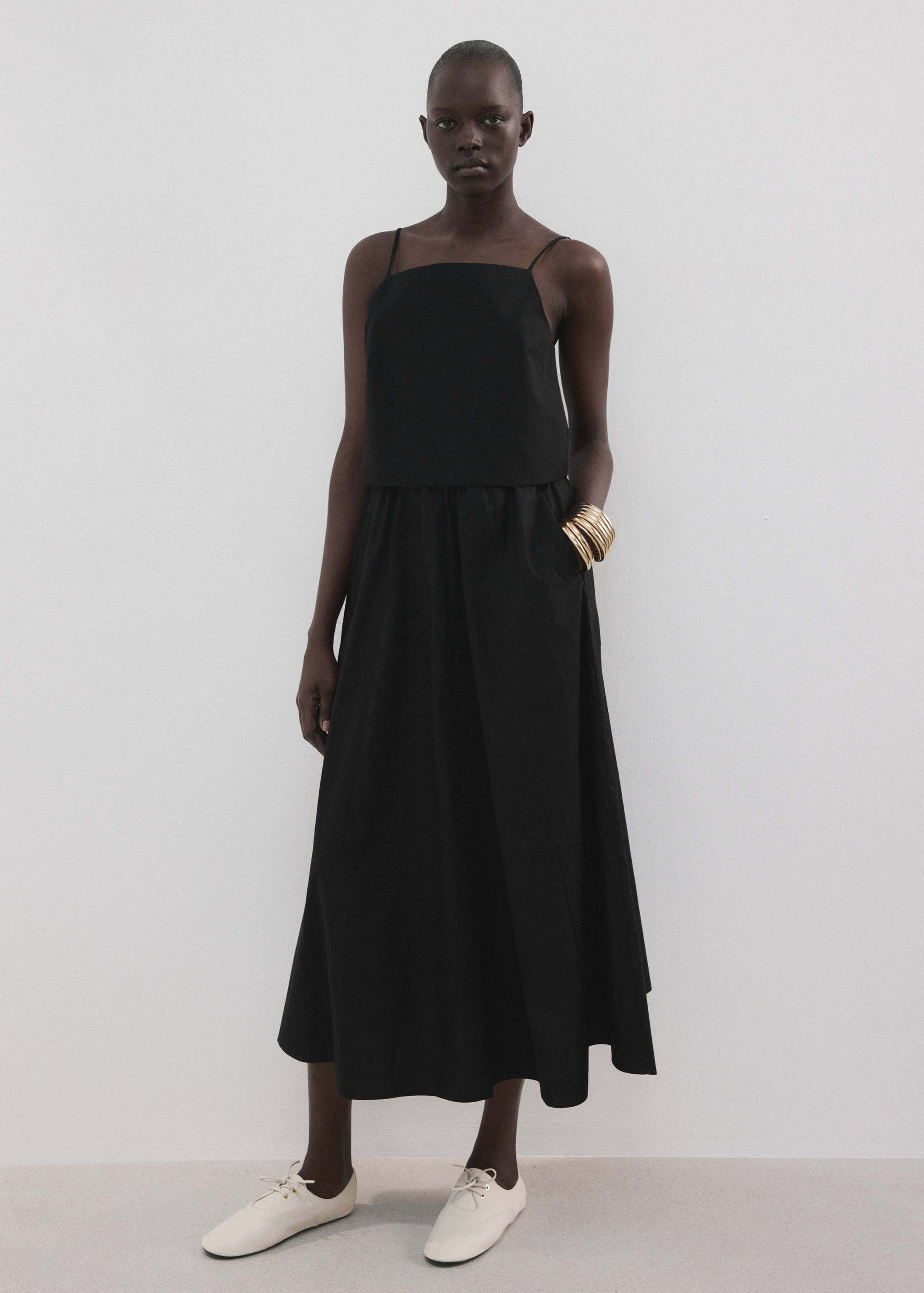 Cotton crop top - General plane