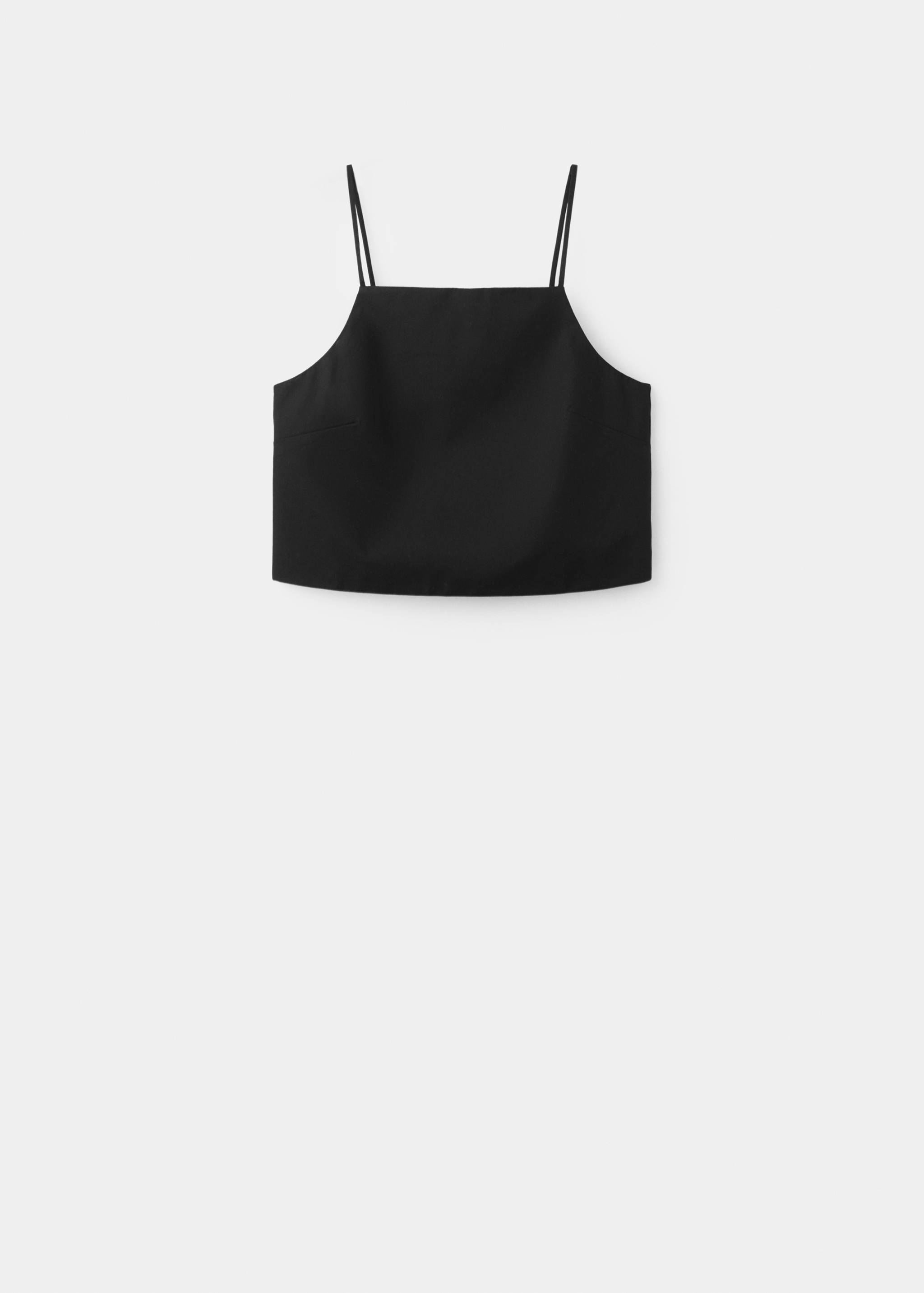 Cotton crop top - Article without model